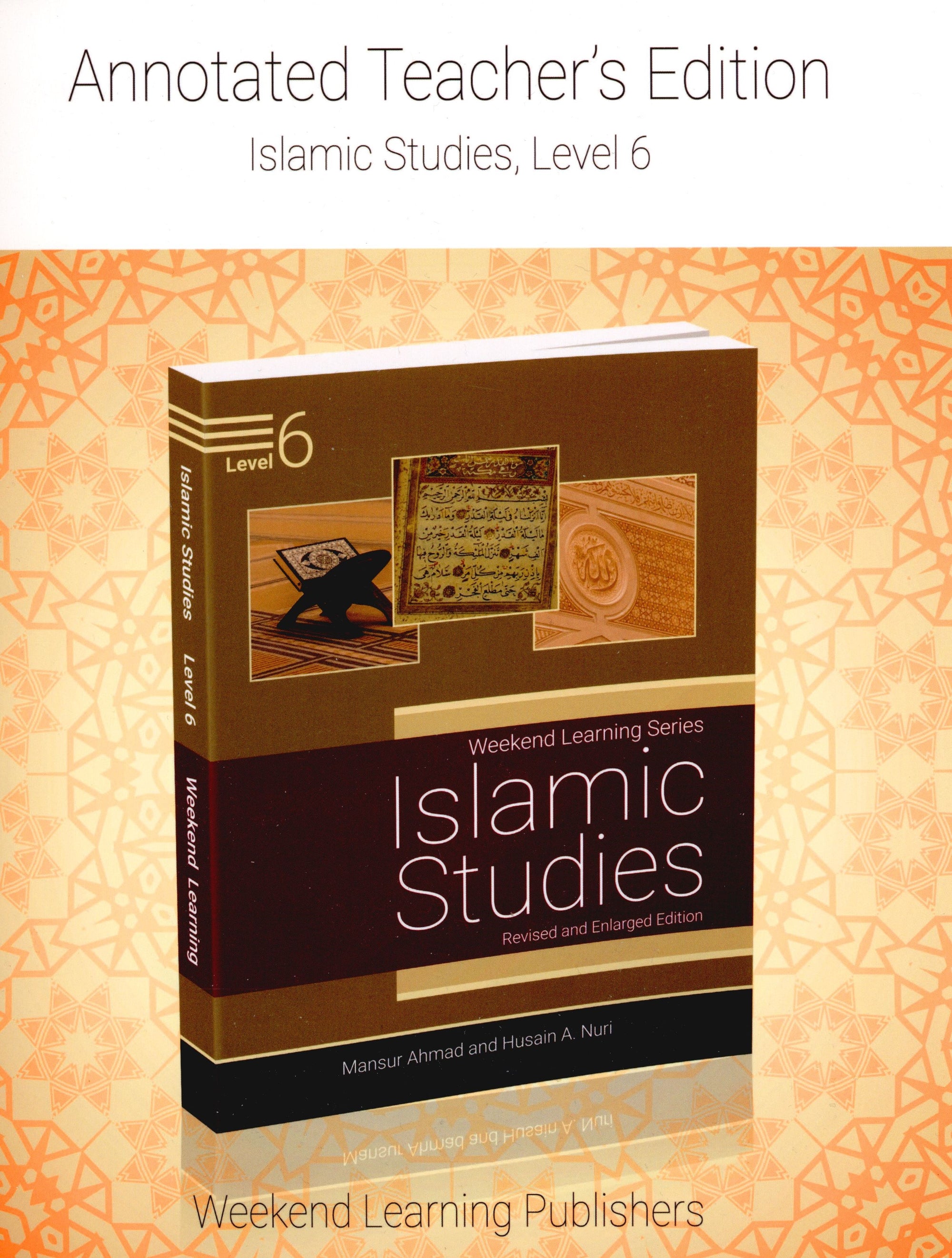 Weekend Learning Islamic Studies Teacher Manual Level 6