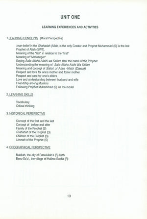 IQRA' Kindergarten Curriculum Volume 2 - Sirah of Rasulullah