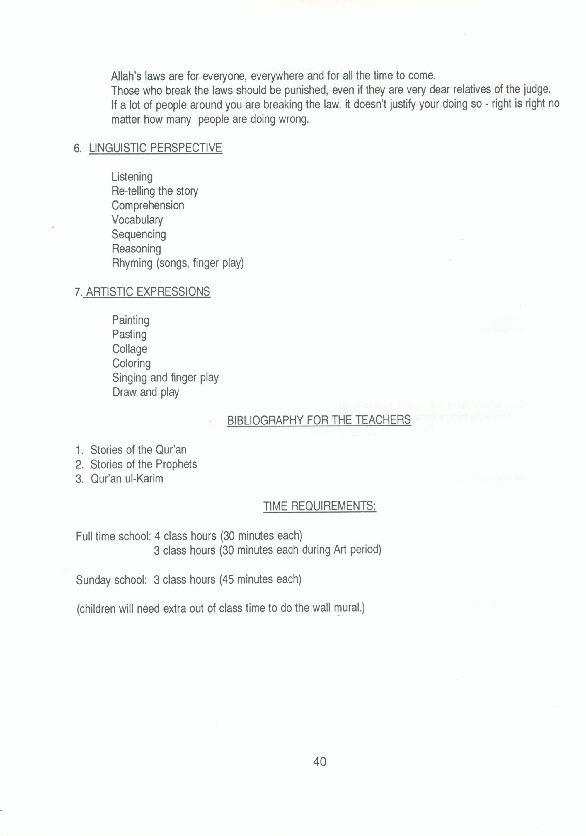 IQRA' Kindergarten Curriculum Volume 1 - Islamic History