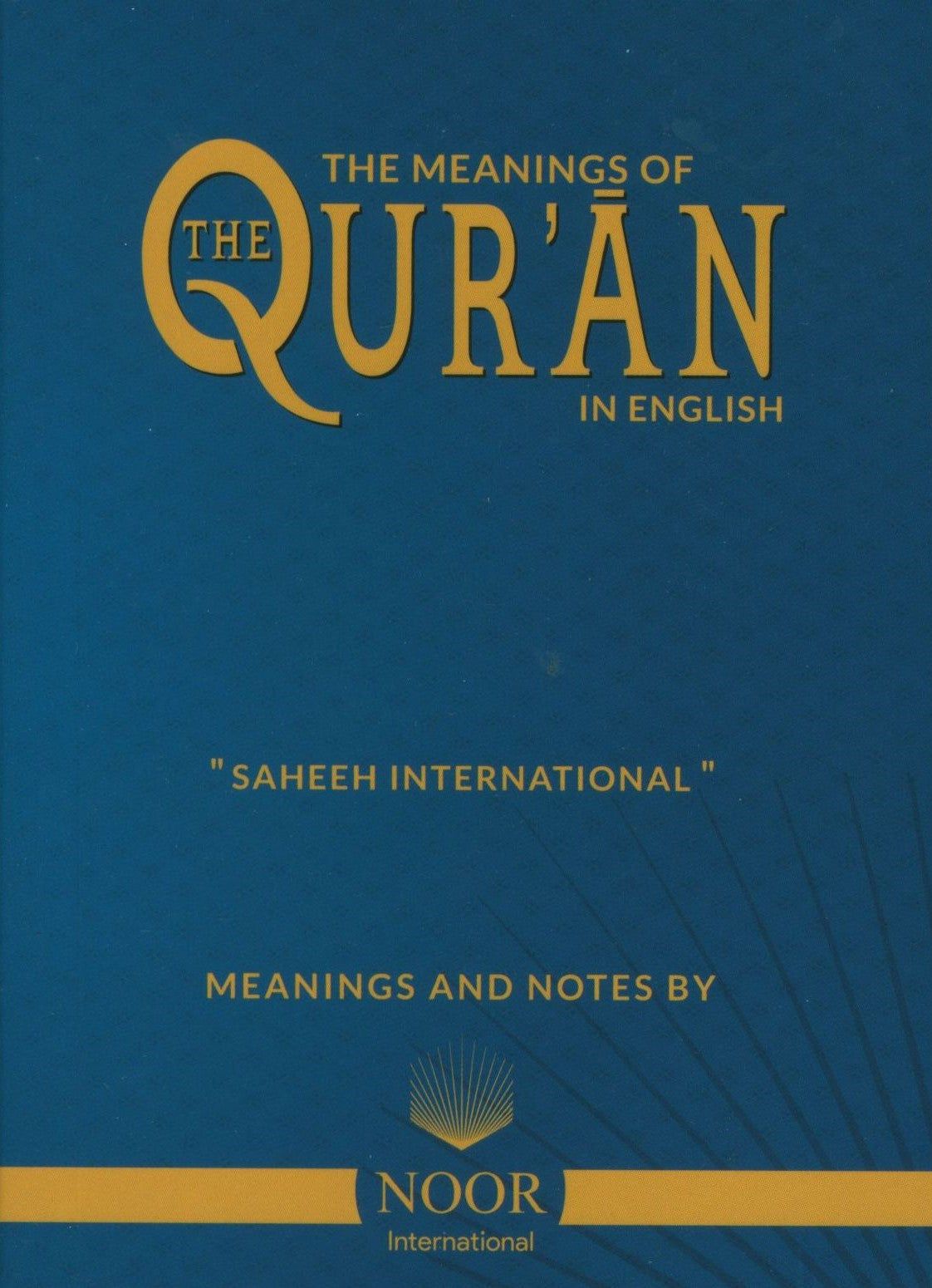The Meanings of The Qur'an in English - Pocket Size