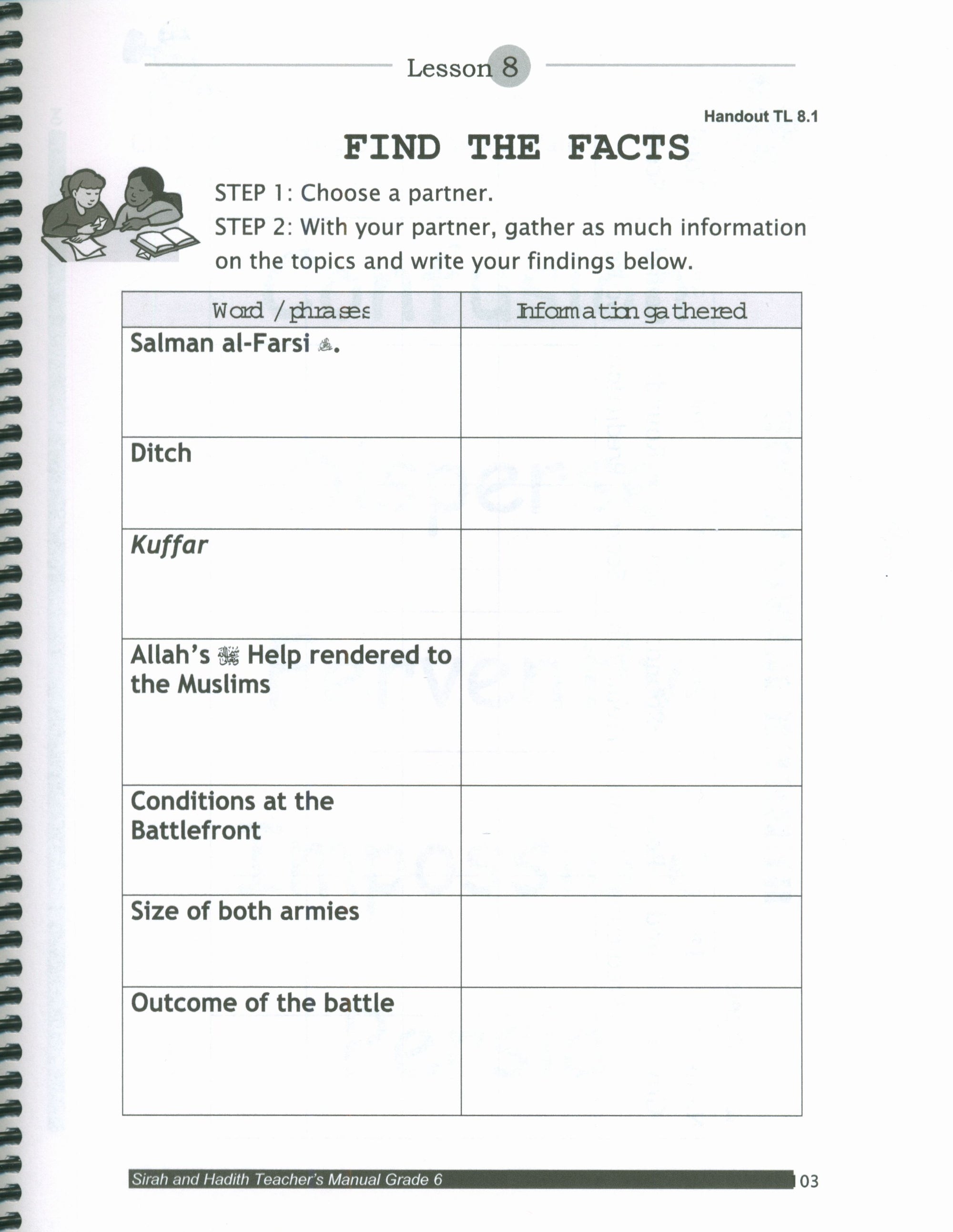 Mercy to Mankind Madina Period Teacher's Manual CD - 6th Grade