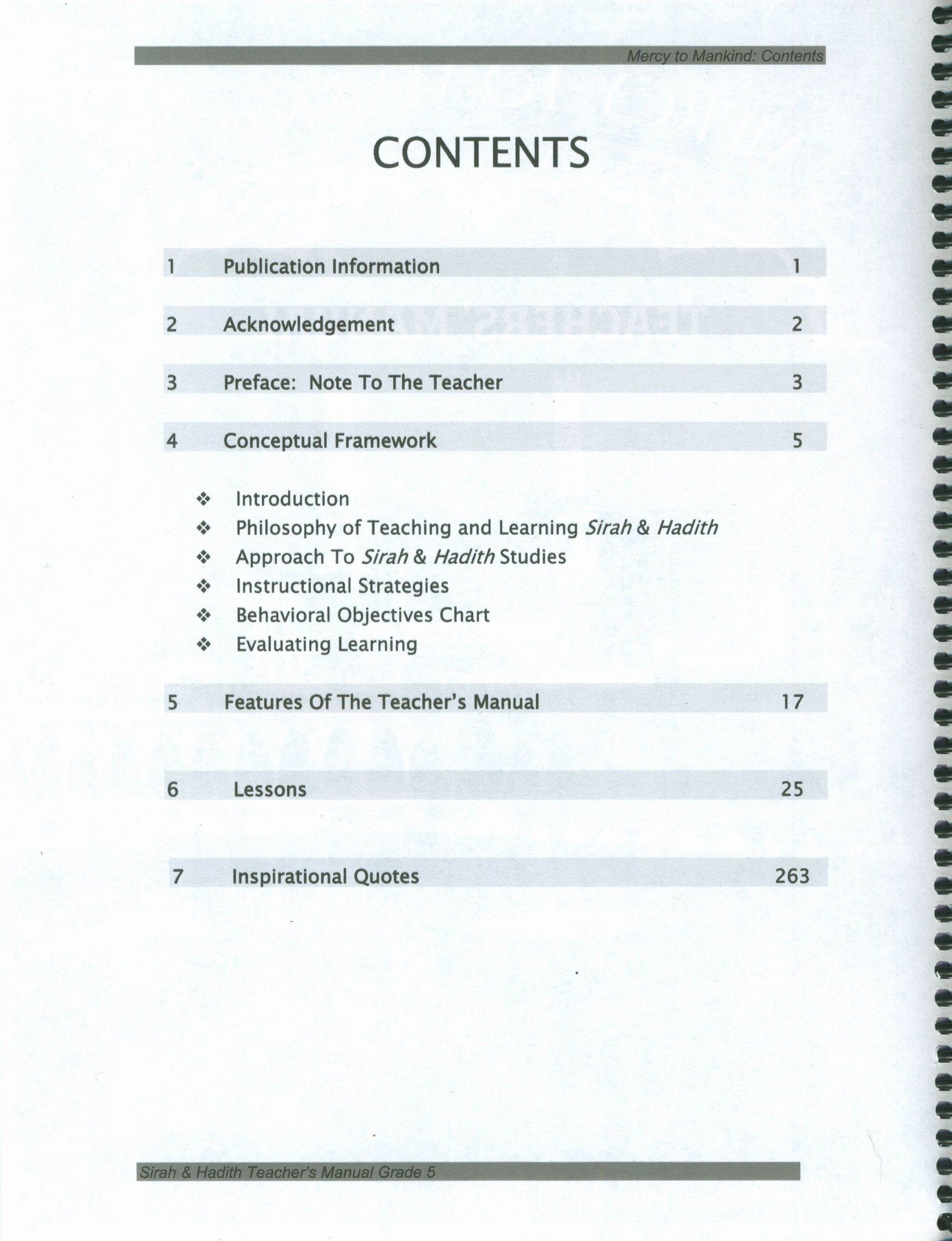 Mercy to Mankind Makka Period Teacher's Manual CD - 5th Grade