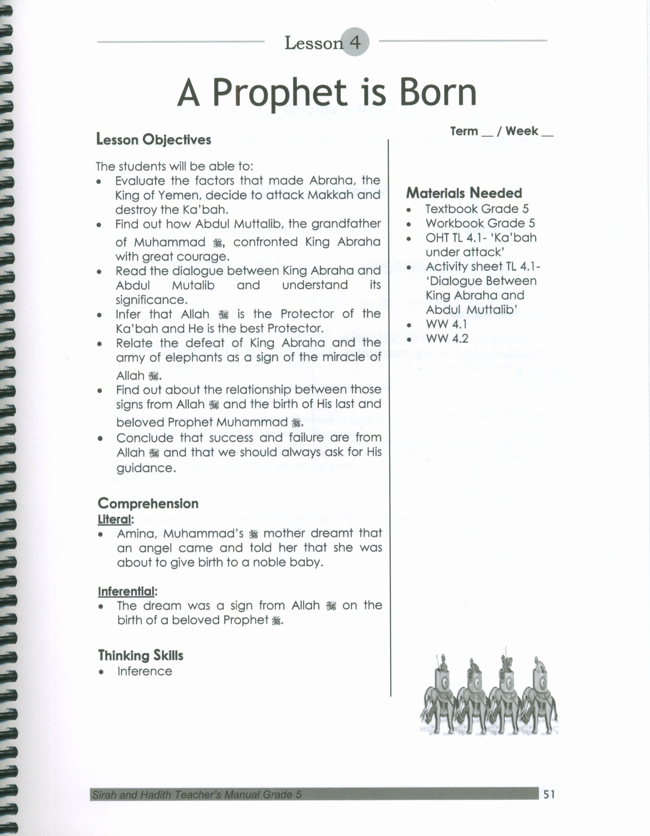 Mercy to Mankind Makka Period Teacher's Manual CD - 5th Grade