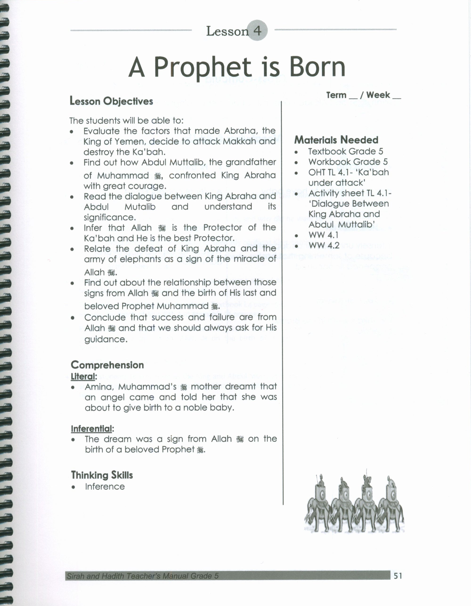 Mercy to Mankind Makka Period Teacher's Manual CD - 5th Grade