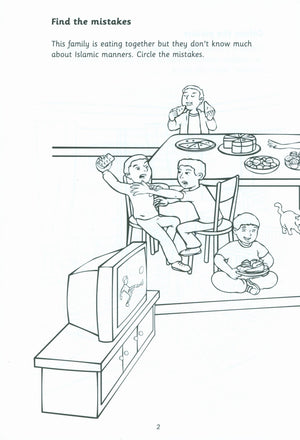 Islamic Manners Activity Book