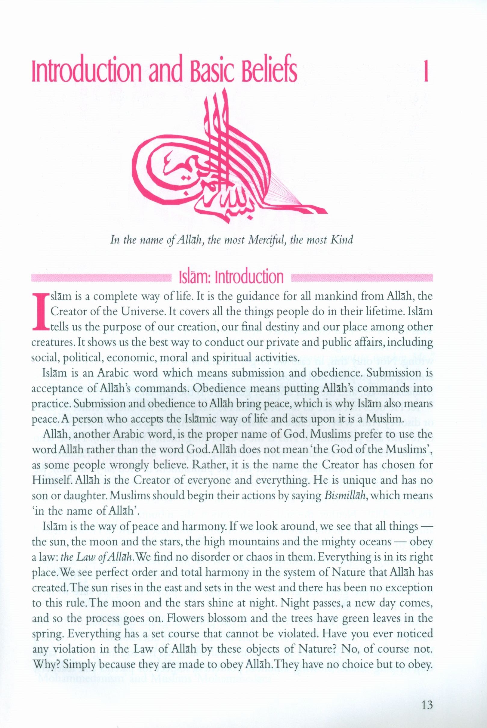 Islam Beliefs and Teachings