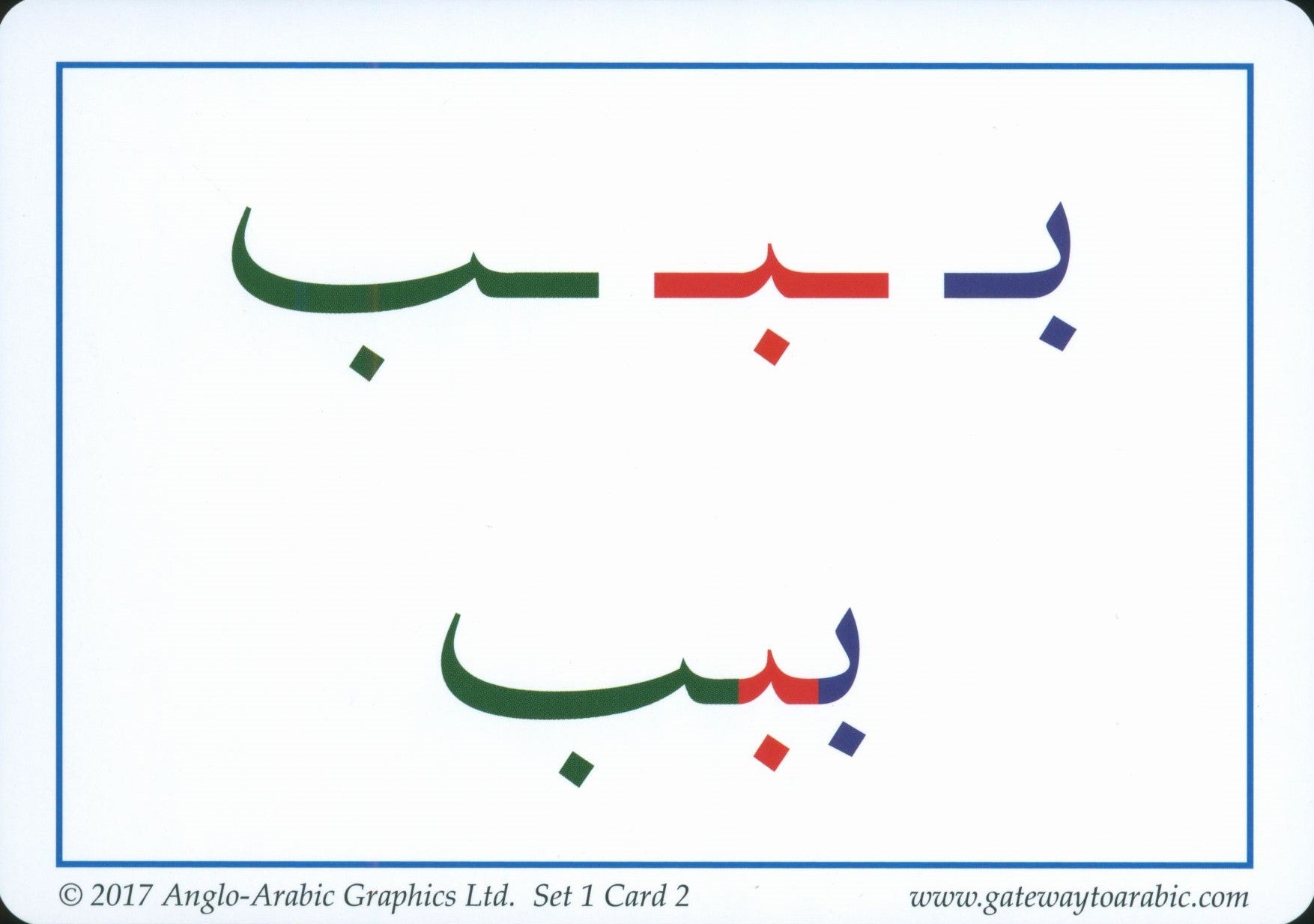 Gateway to Arabic Flashcards Set 1 مفتاح العربية