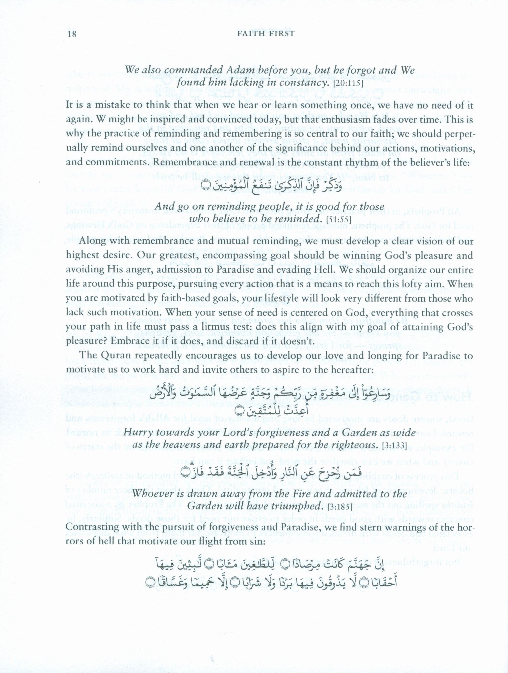 Faith First: A Guide to Awakening Iman
