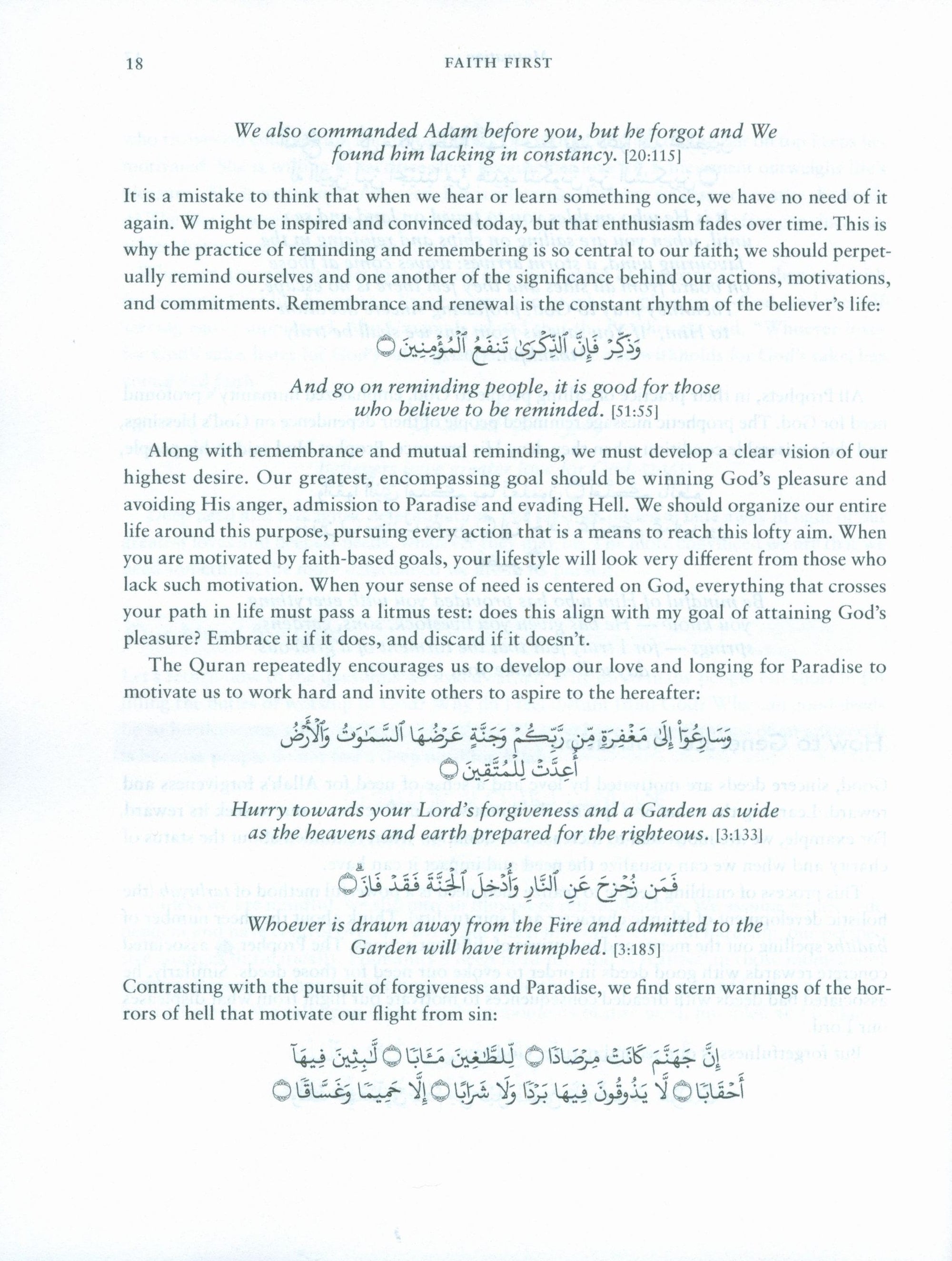 Faith First: A Guide to Awakening Iman