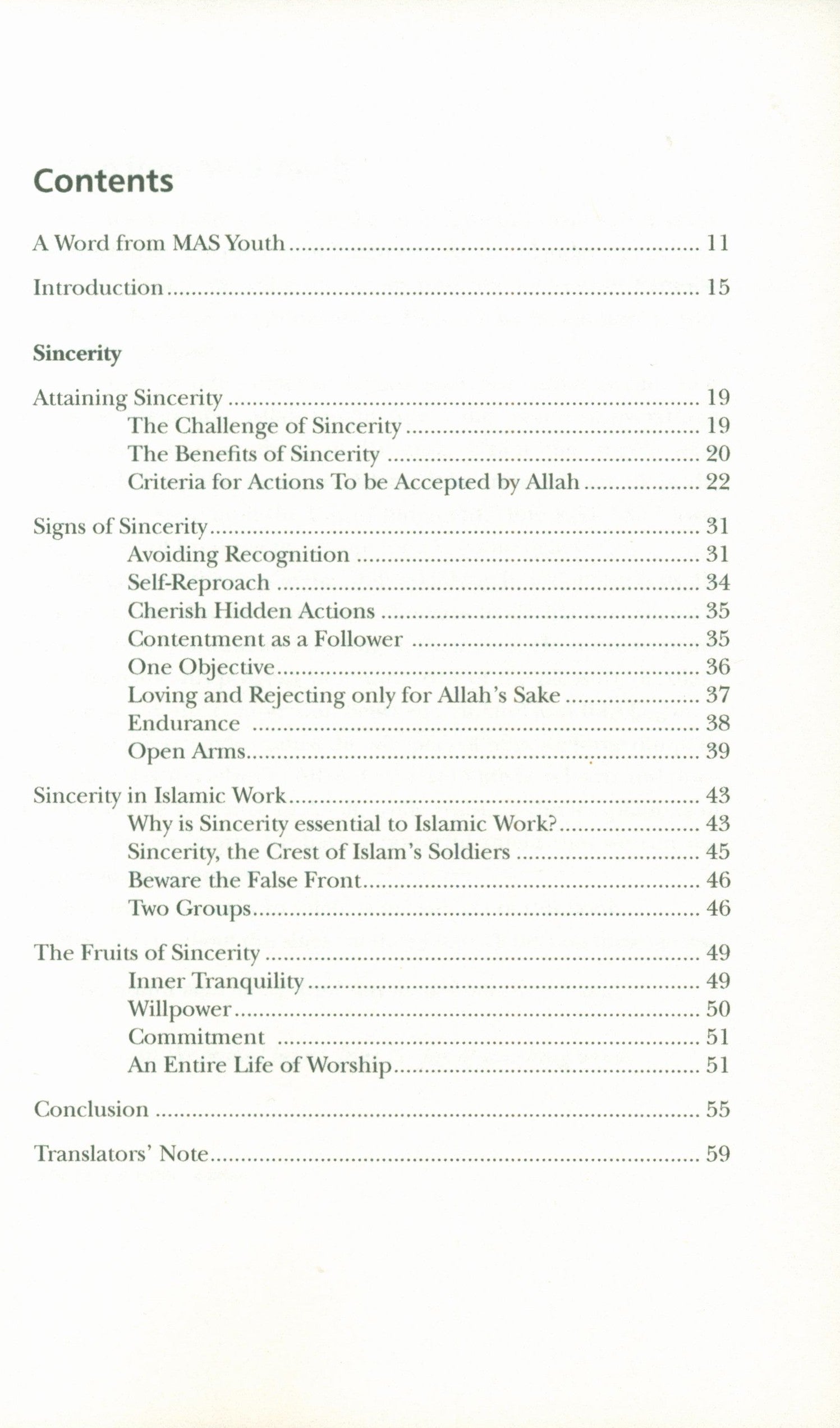Sincerity: The Essential Quality
