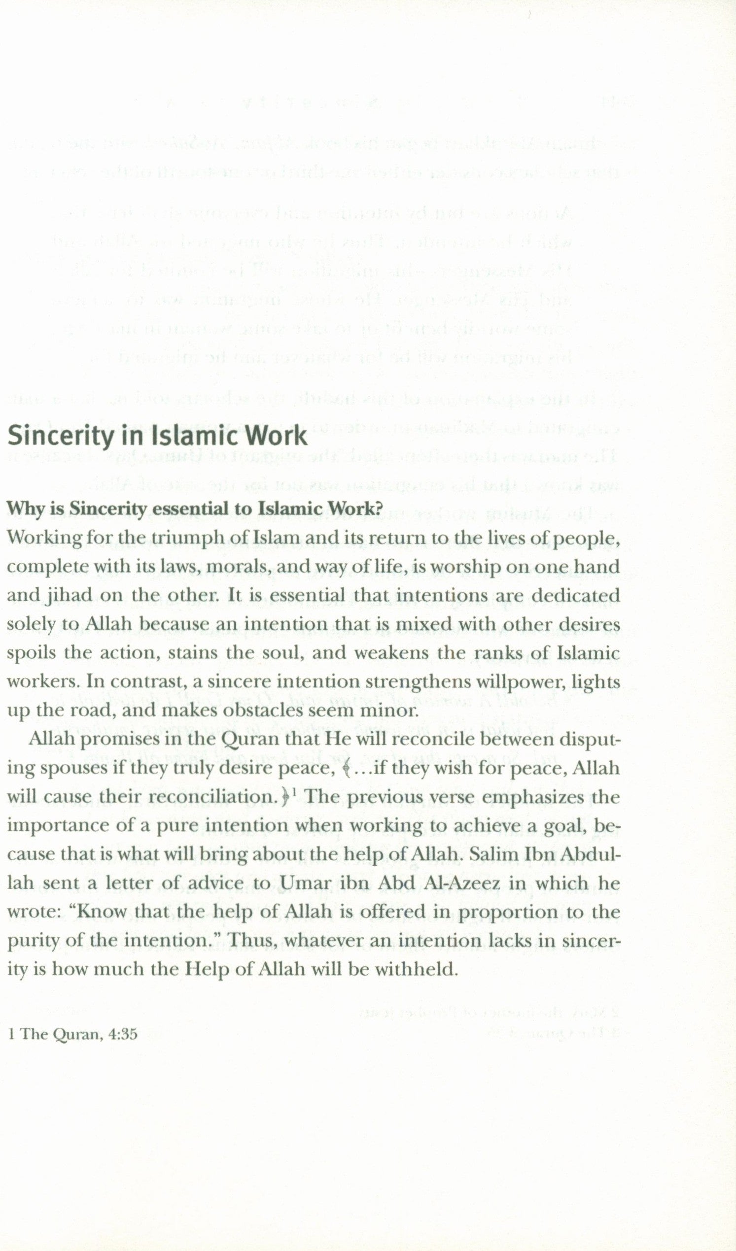 Sincerity: The Essential Quality