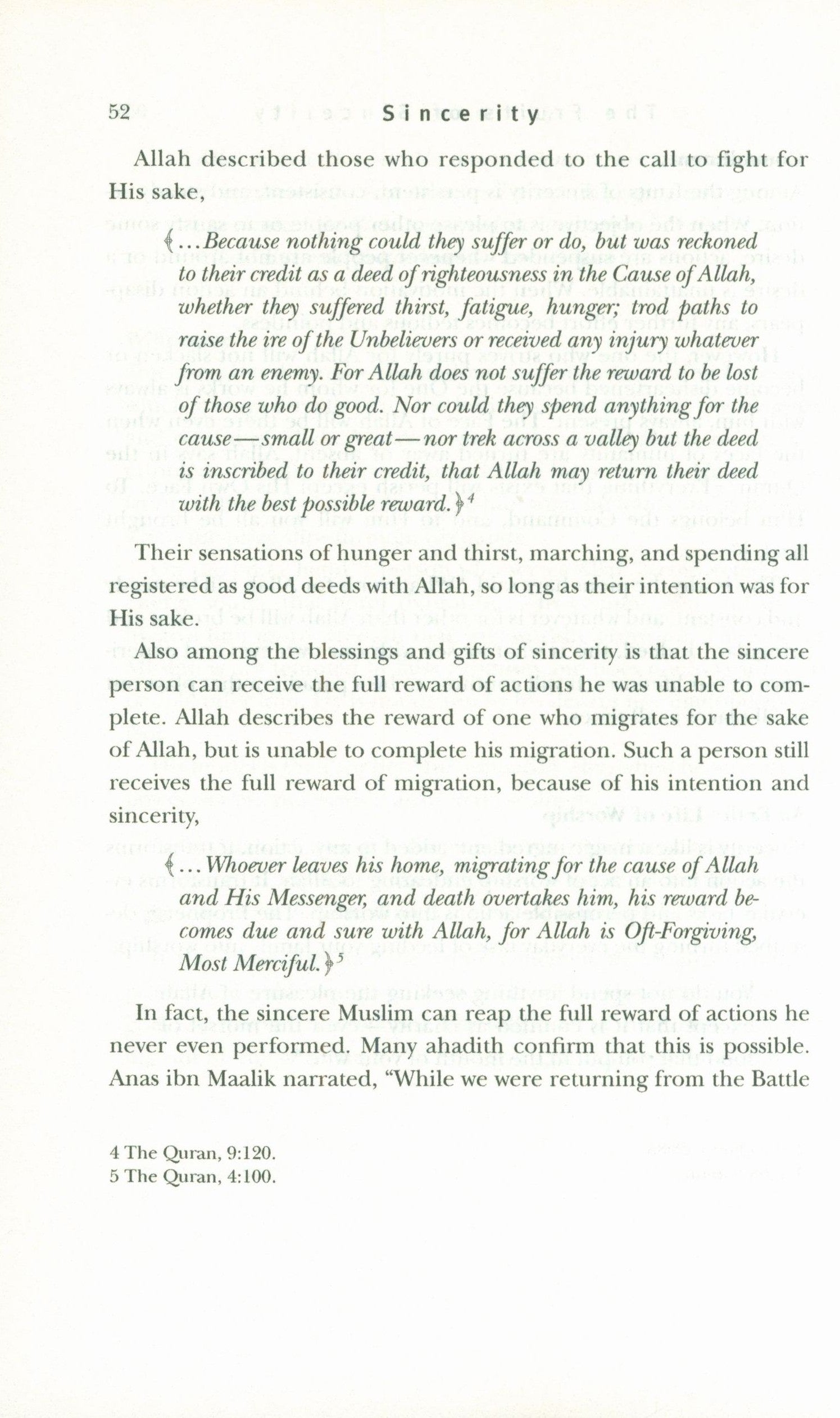 Sincerity: The Essential Quality