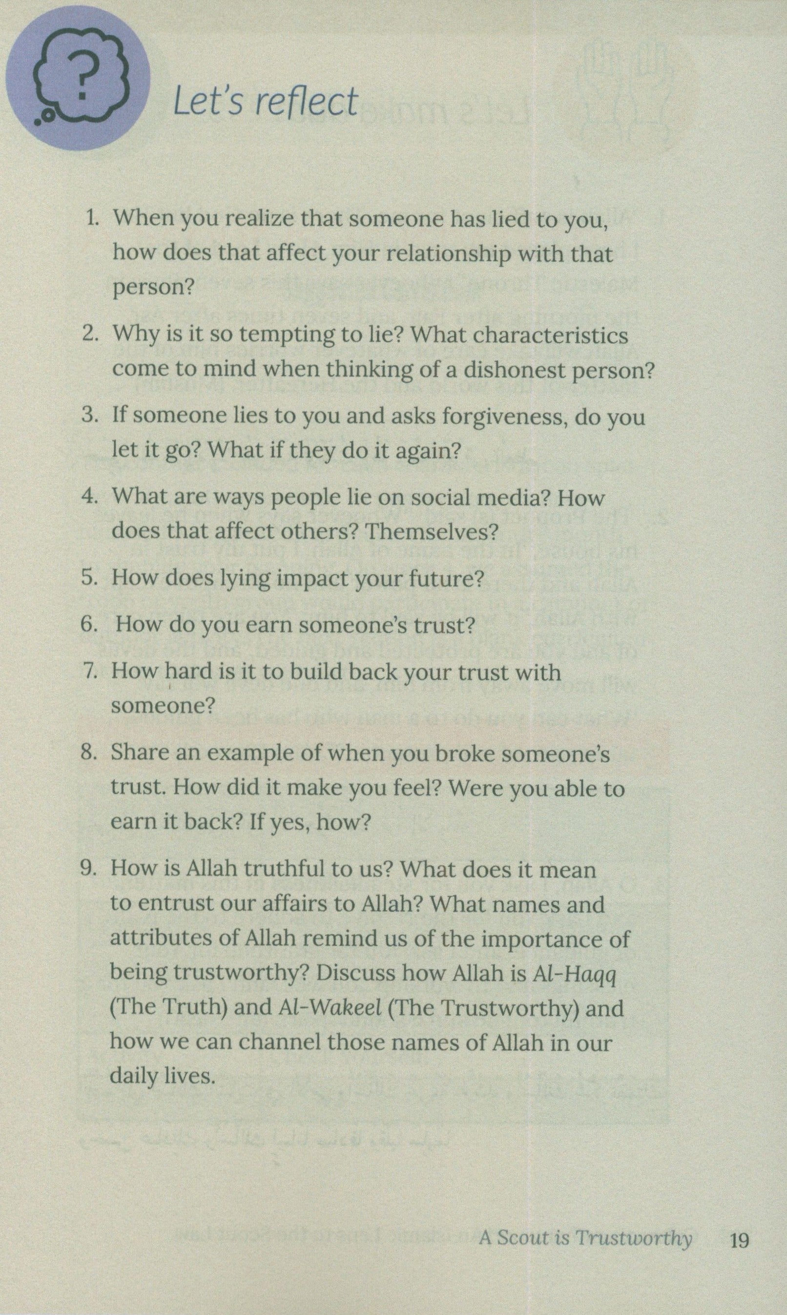 Cultivating Character