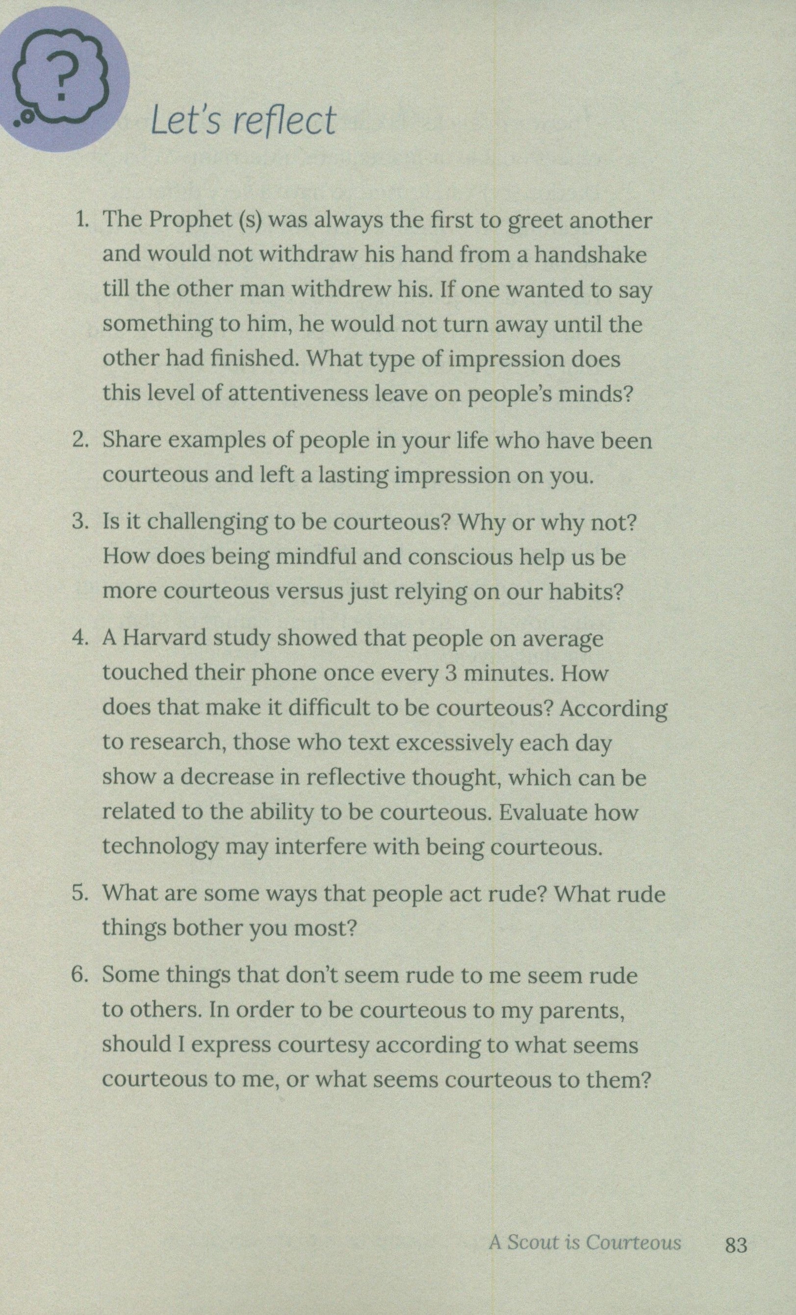 Cultivating Character