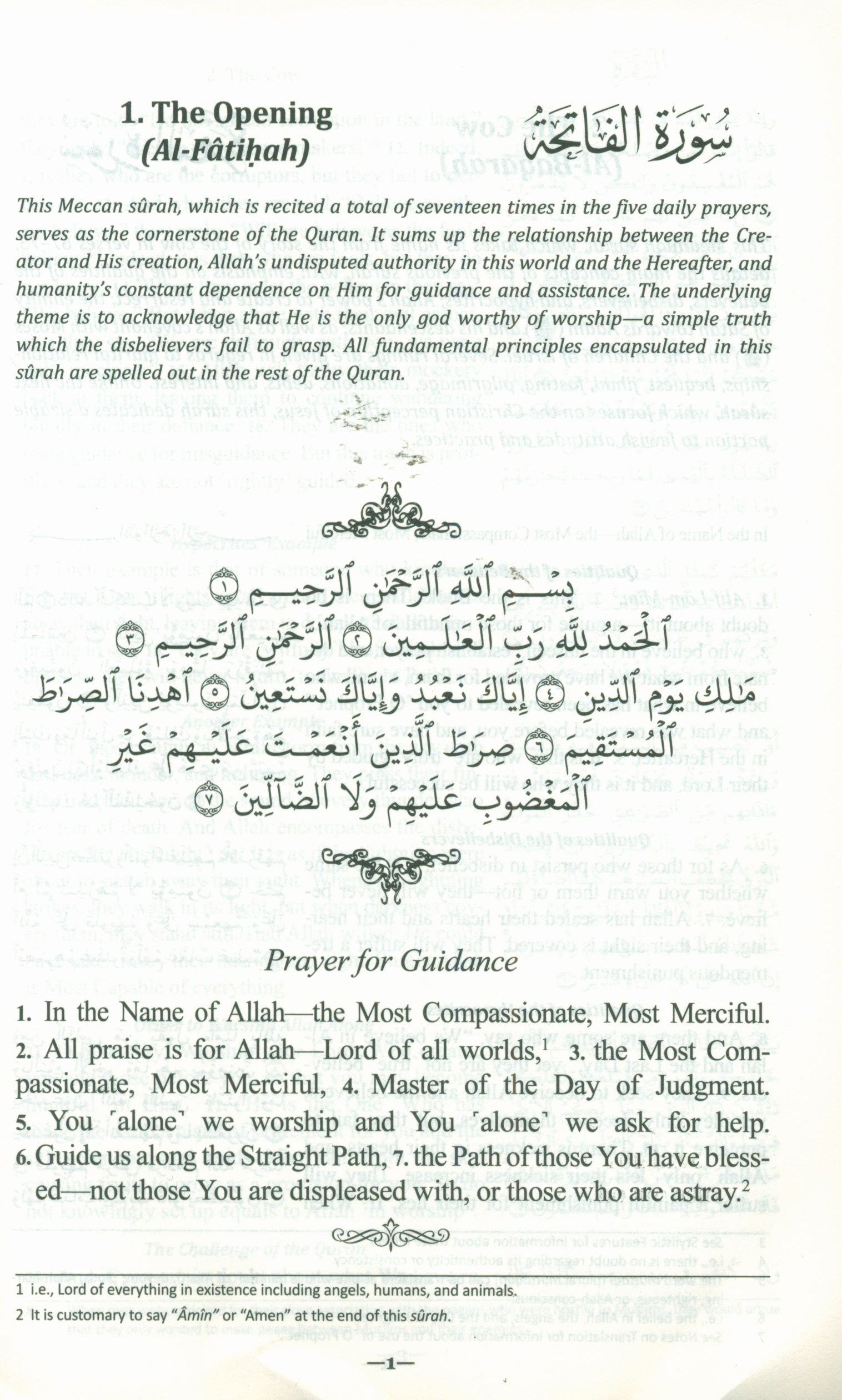 The Clear Quran with Arabic Text - Parallel Edition Flexible Cover