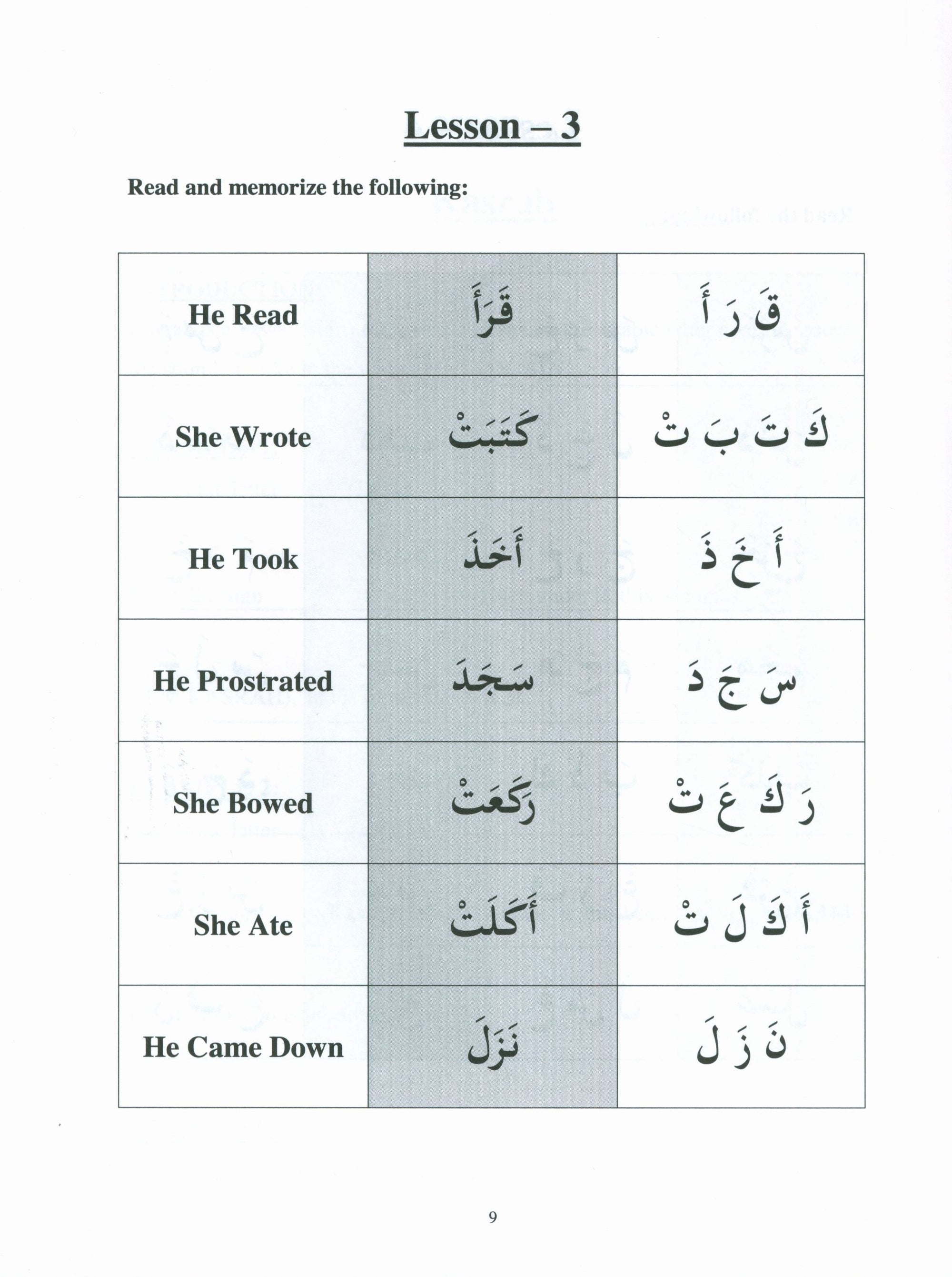 Arabic For Beginners - Book 3