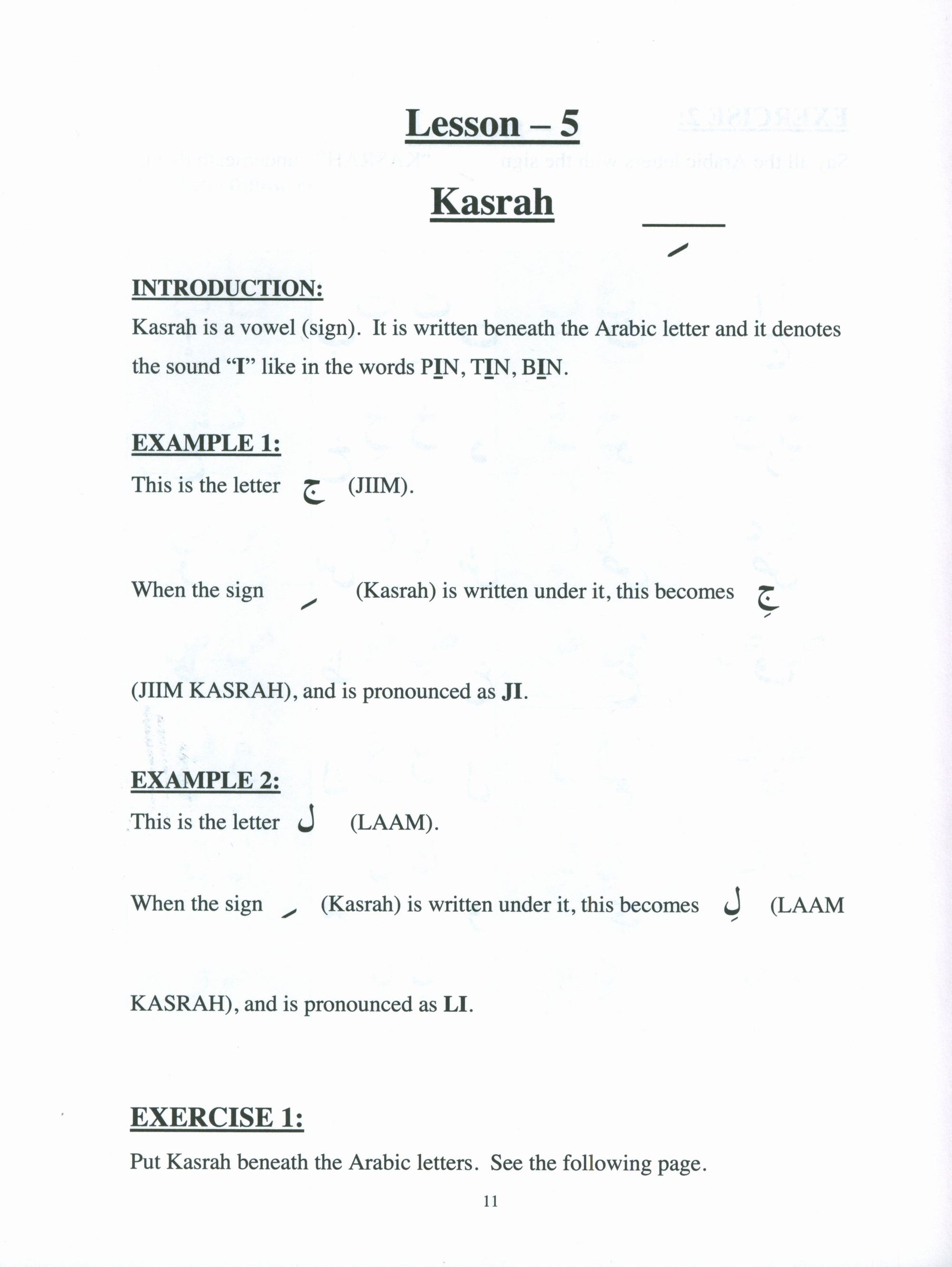 Arabic For Beginners - Book 3