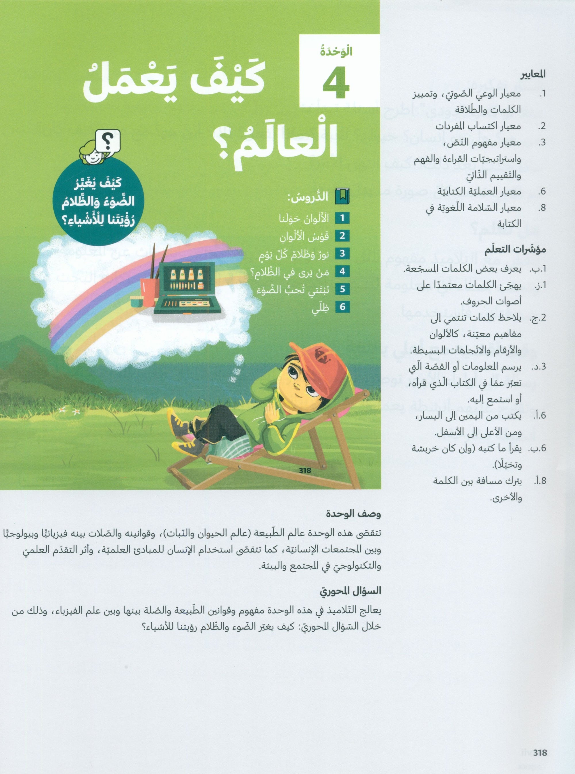In Arabic Teacher Guide: KG Part 2 بالعربي