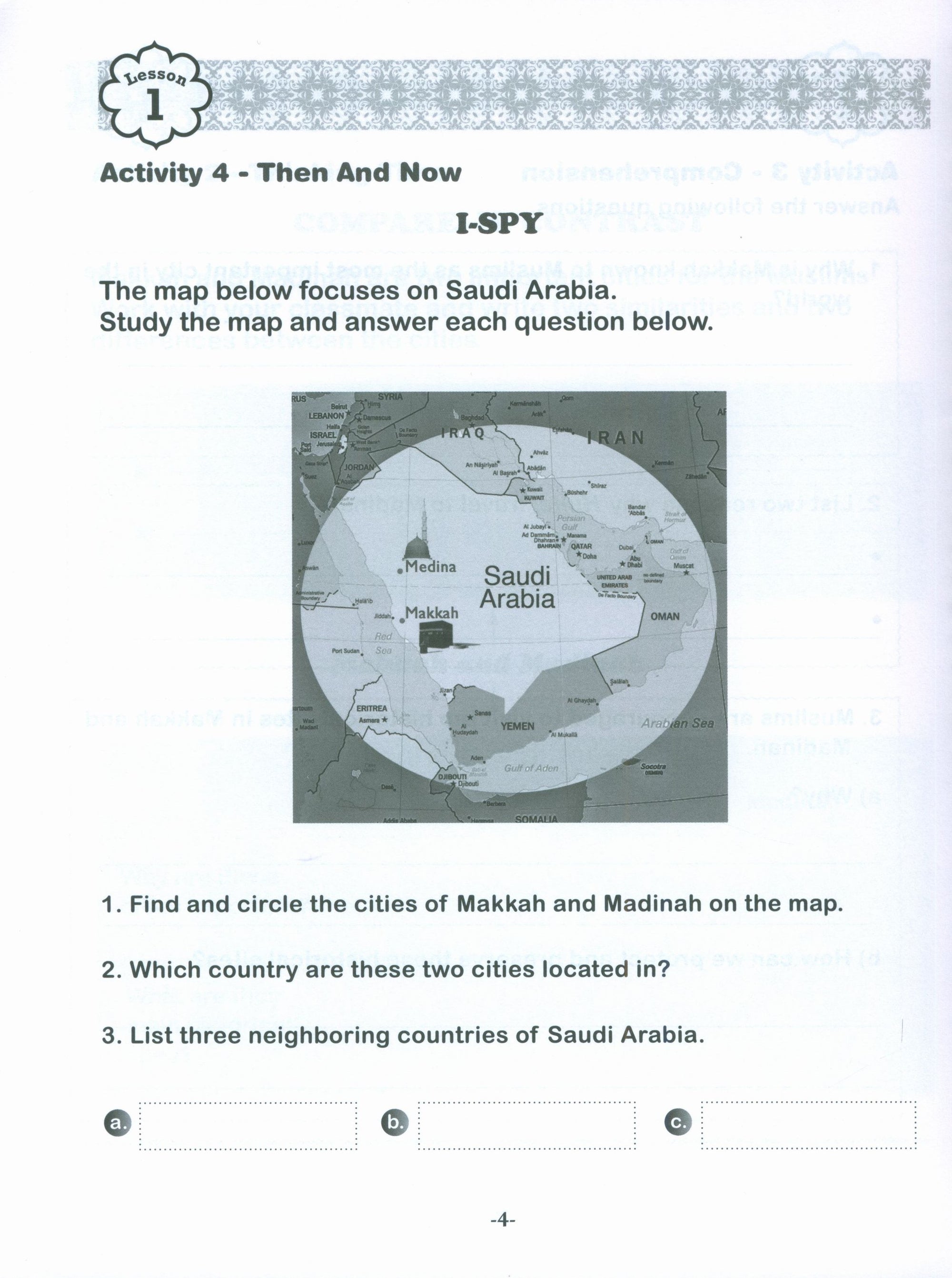 Sirah of our Prophet (Our Prophet Life in Madina) Grade 3 Workbook