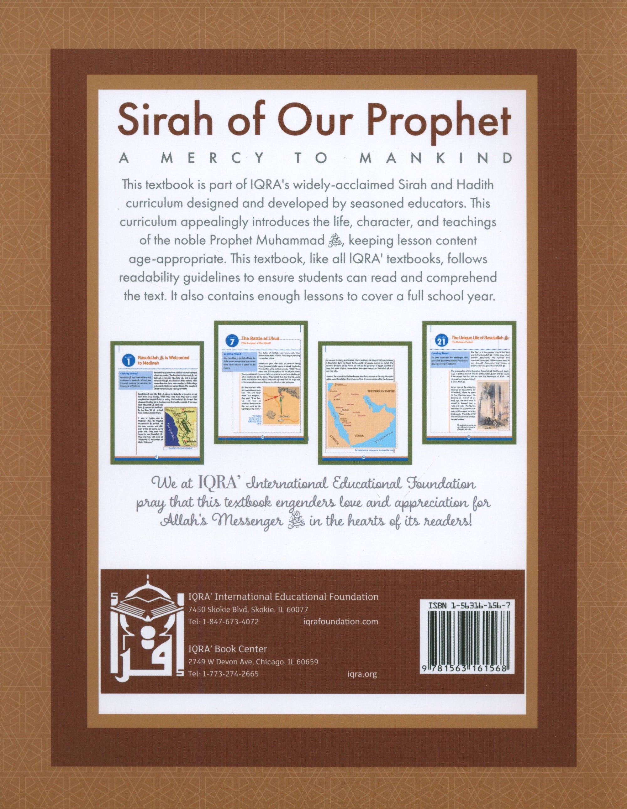 Sirah of our Prophet (Mercy to Mankind) Grade 6 Textbook