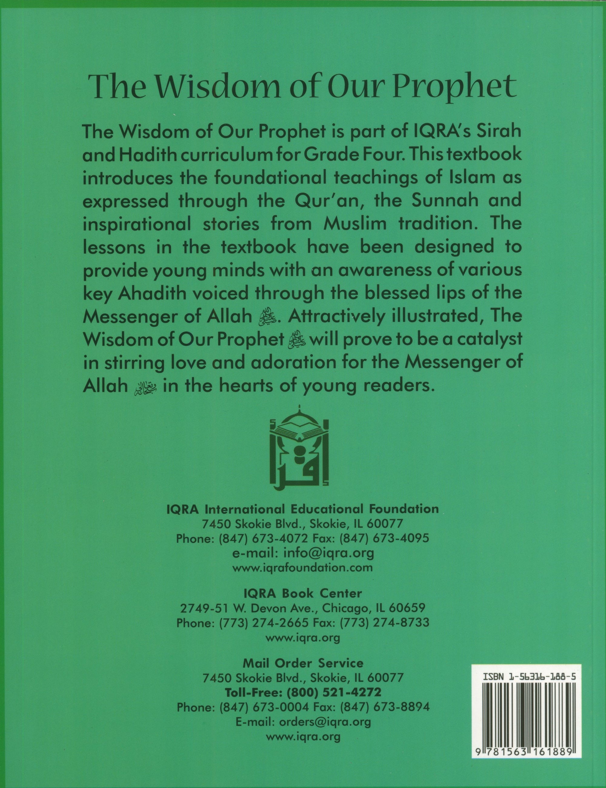 Sirah of our Prophet (Wisdom of Our Prophet) Grade 4 Textbook