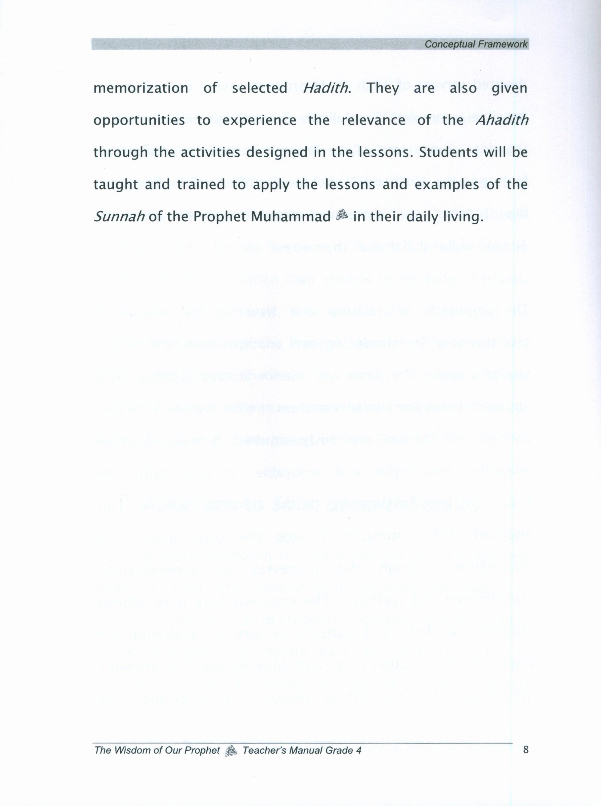 Sirah of our Prophet Grade 4: Teacher's Manual
