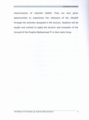 Sirah of our Prophet Grade 4: Teacher's Manual