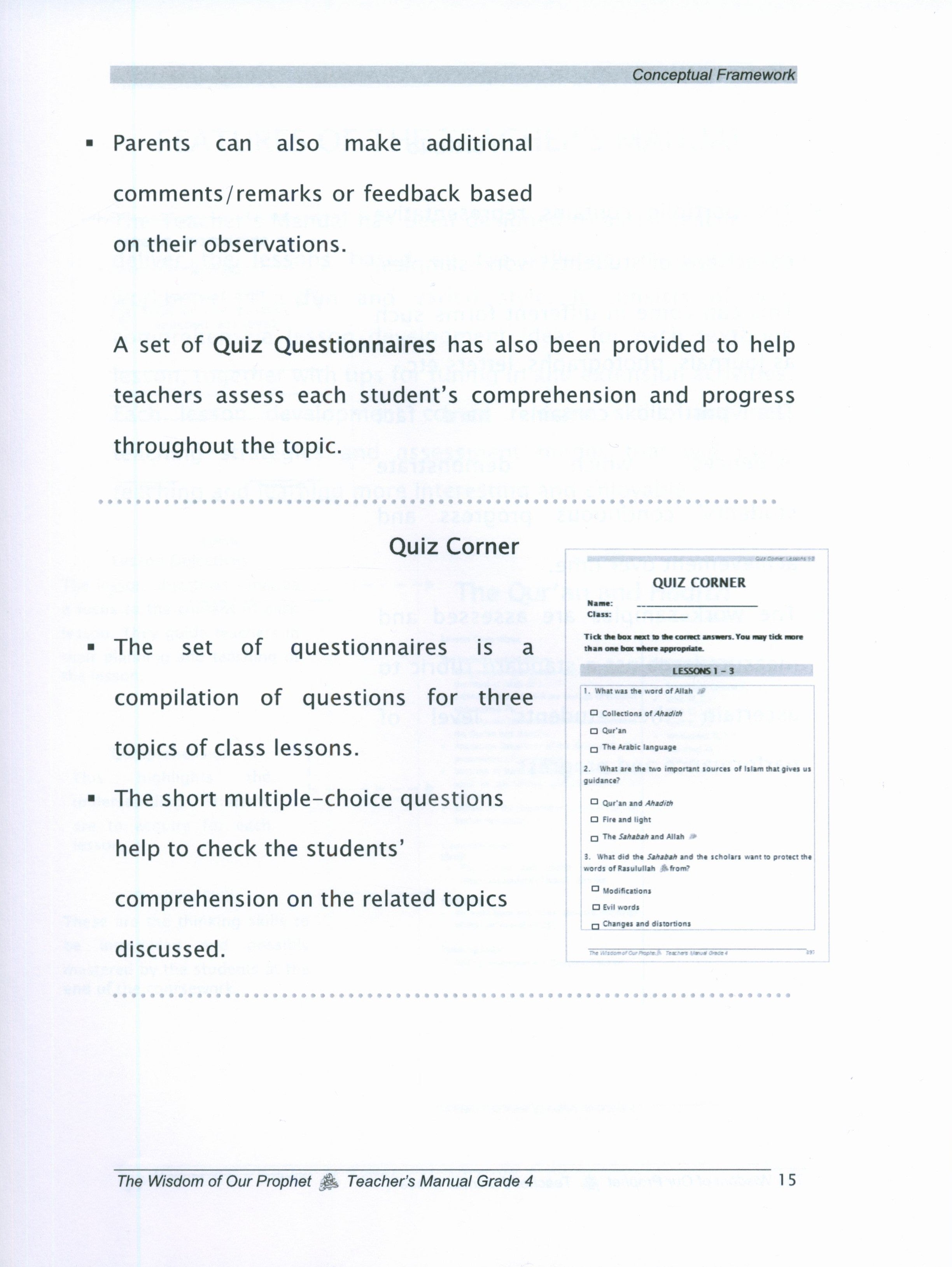 Sirah of our Prophet Grade 4: Teacher's Manual