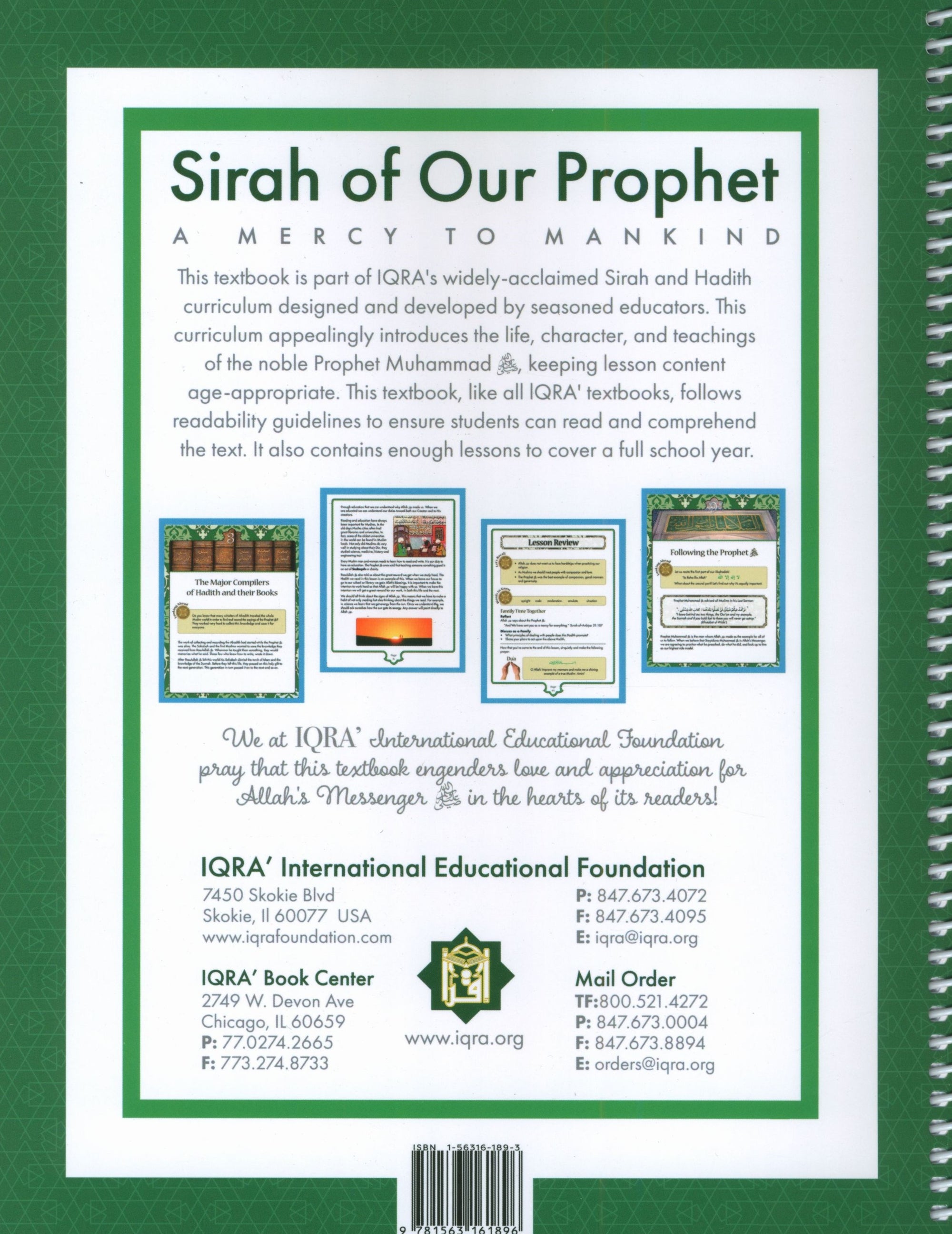 Sirah of our Prophet (Wisdom of Our Prophet) Grade 4 Workbook