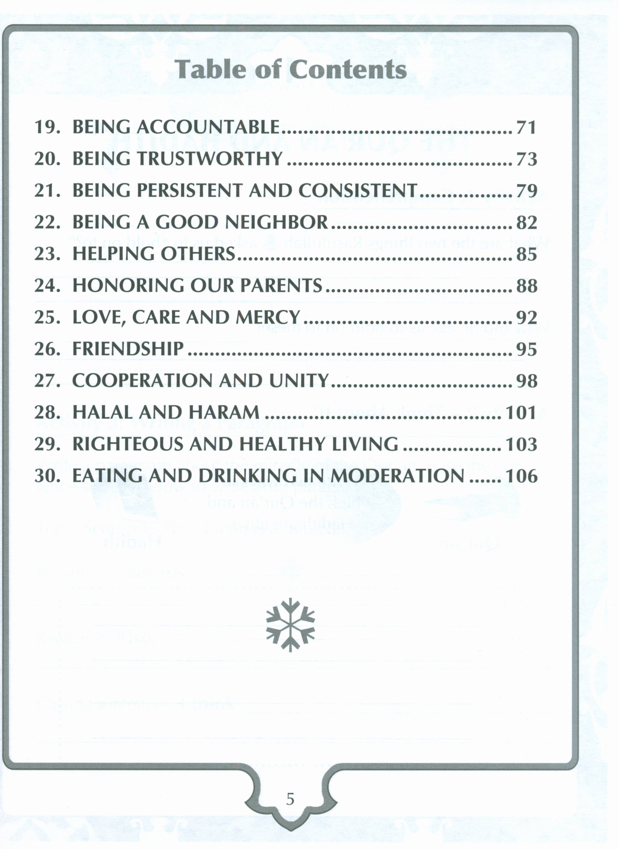 Sirah of our Prophet (Wisdom of Our Prophet) Grade 4 Workbook