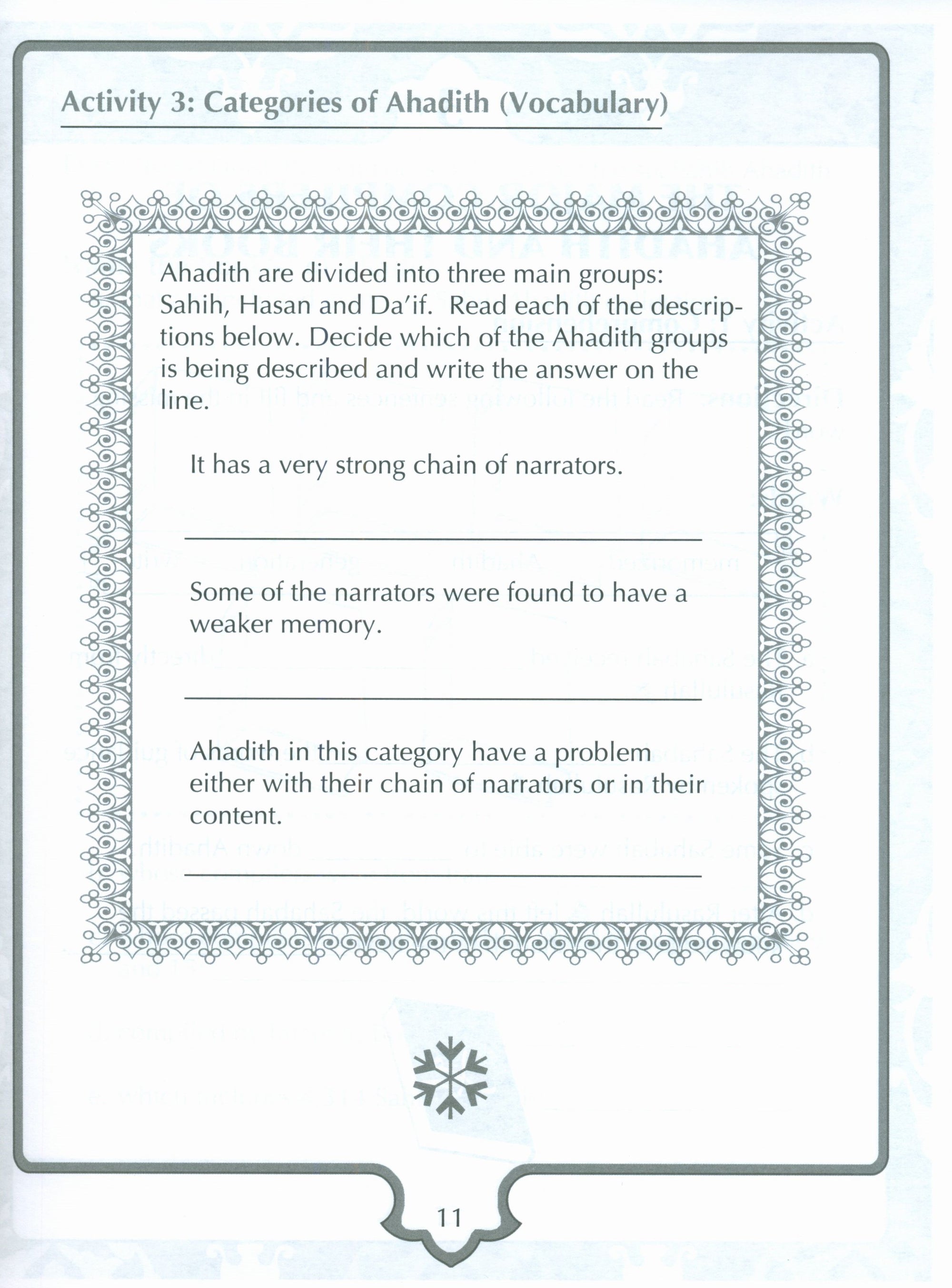 Sirah of our Prophet (Wisdom of Our Prophet) Grade 4 Workbook