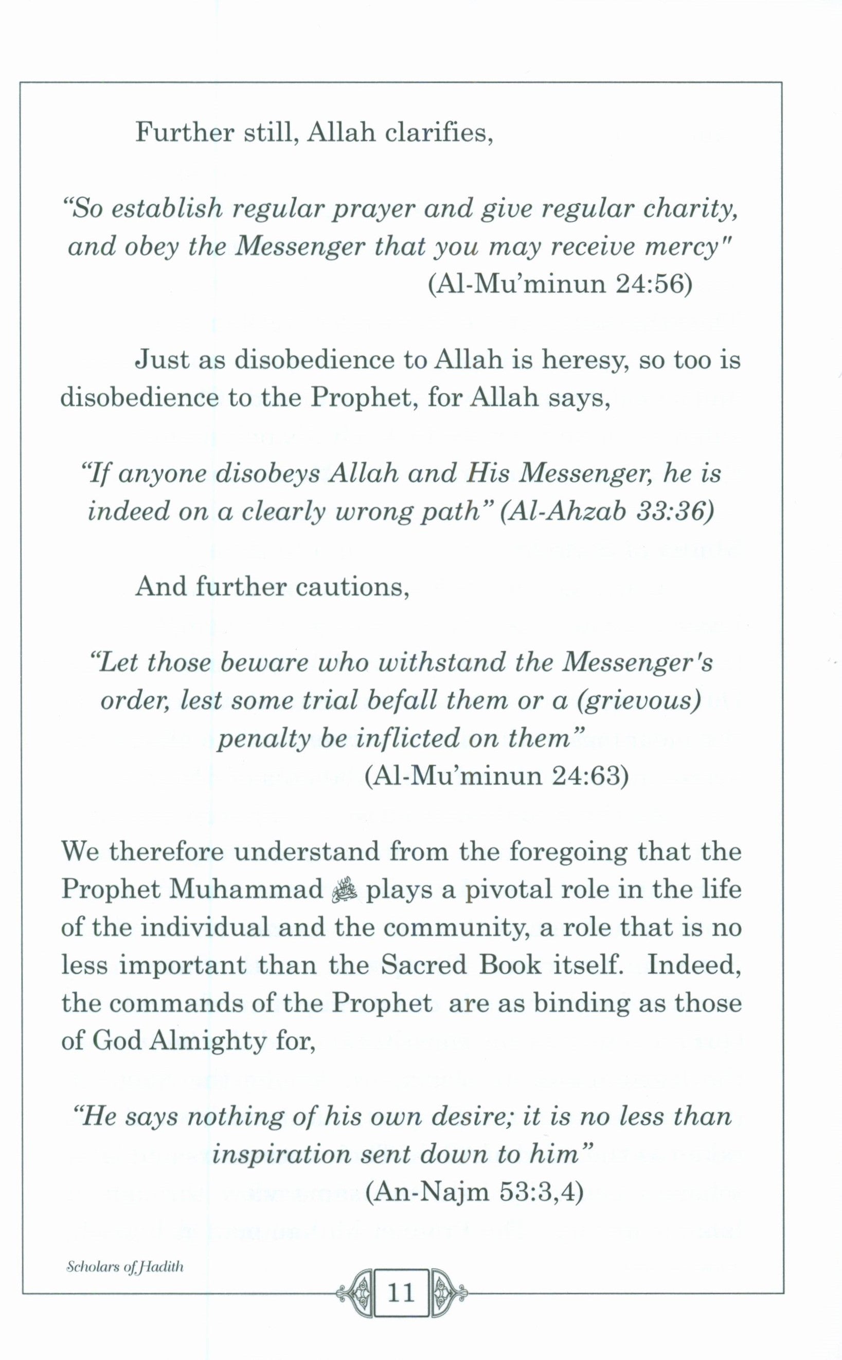 Scholars of Hadith