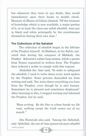 Scholars of Hadith