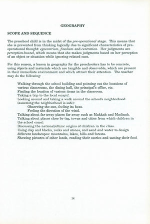 IQRA' Preschool Curriculum Volume 1