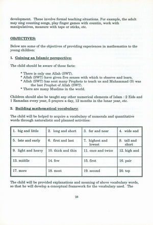 IQRA' Preschool Curriculum Volume 1