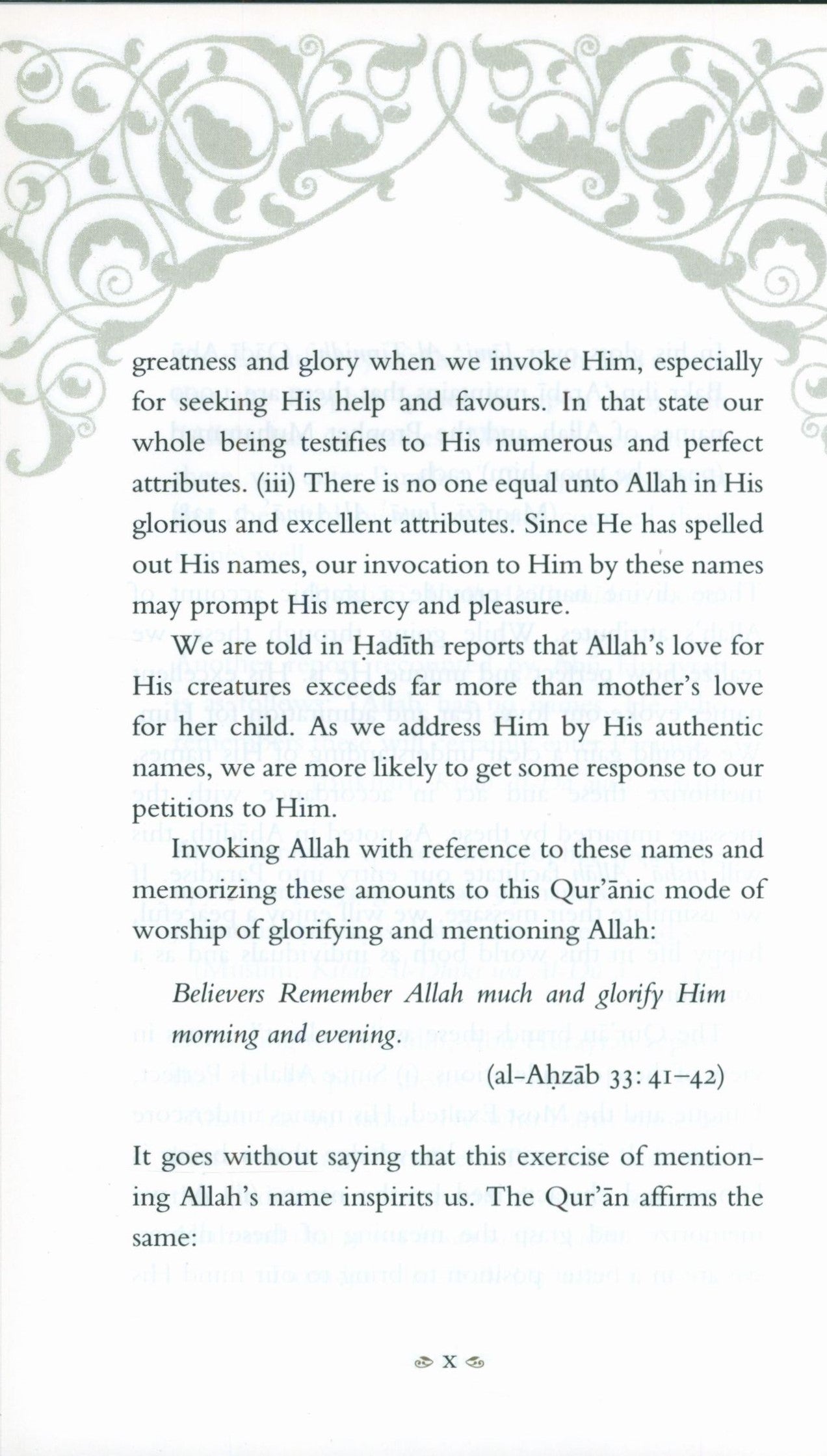 Blessed Names and Attributes of Allah