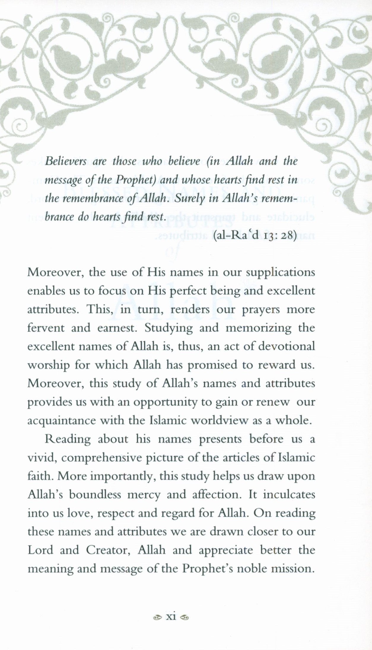 Blessed Names and Attributes of Allah