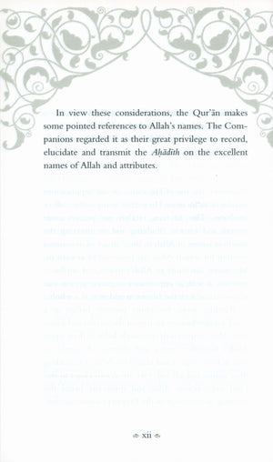 Blessed Names and Attributes of Allah