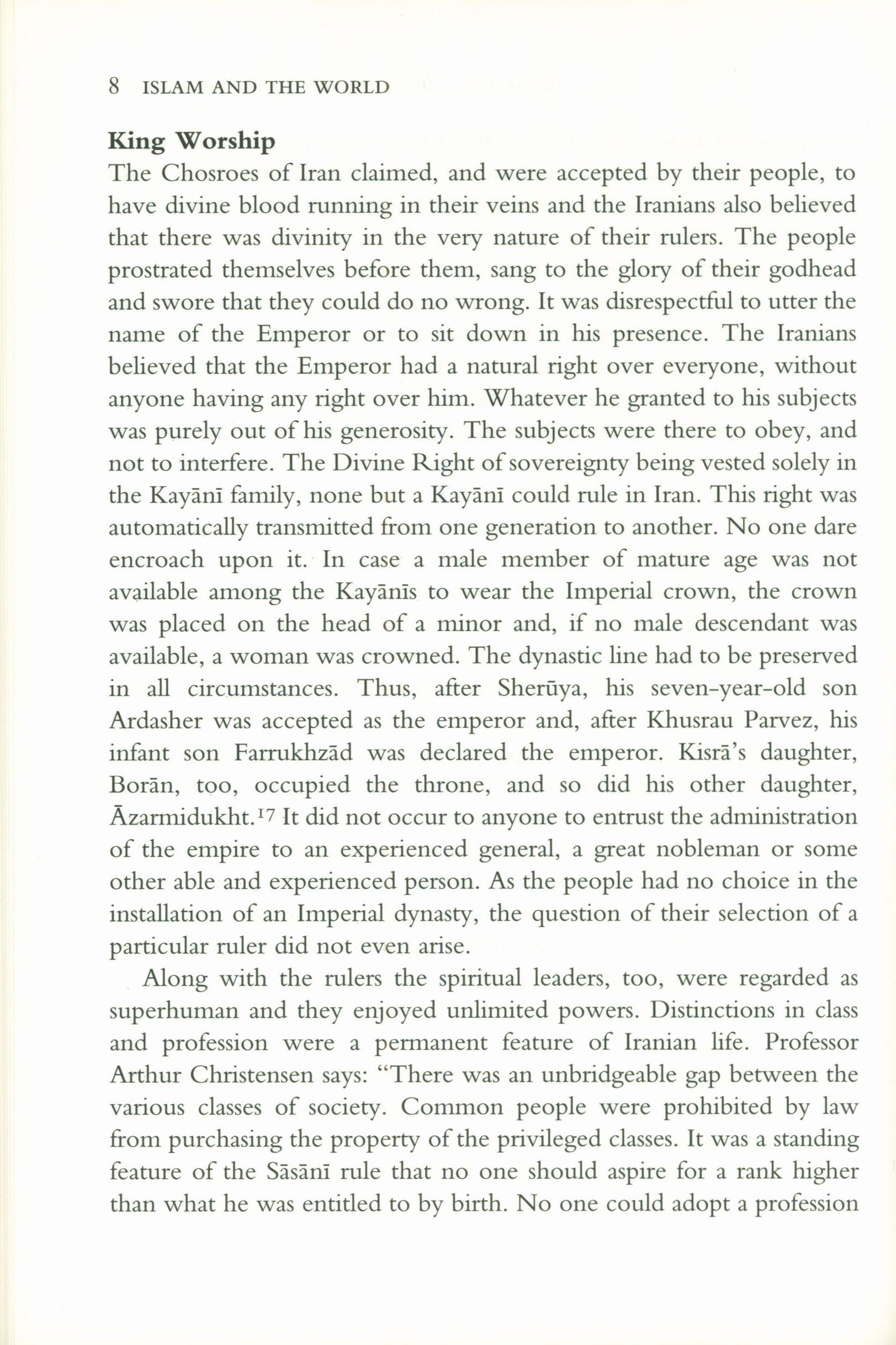 Islam and the World