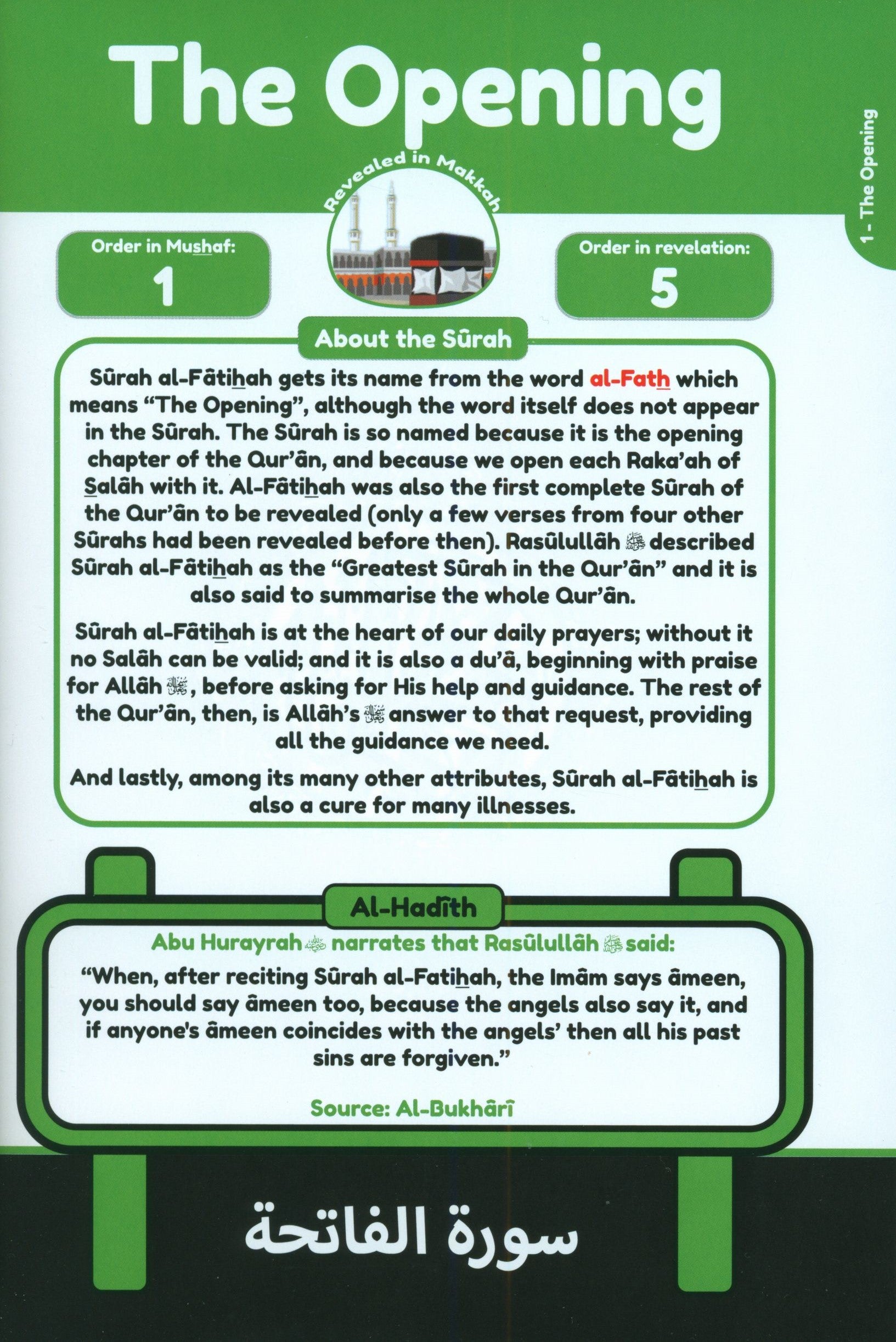 Simple Steps in Qur’ān Reading – Juz ‘Amma