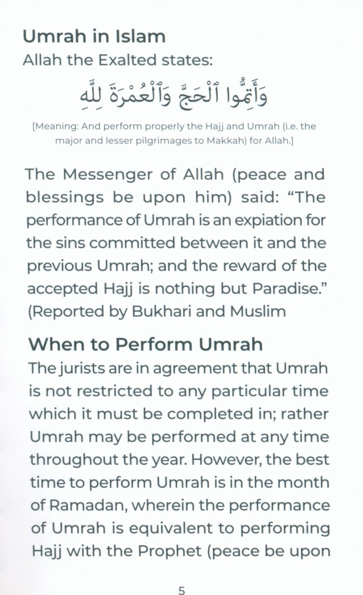 An Illustrated Step by Step Guide on How to Perform Umrah