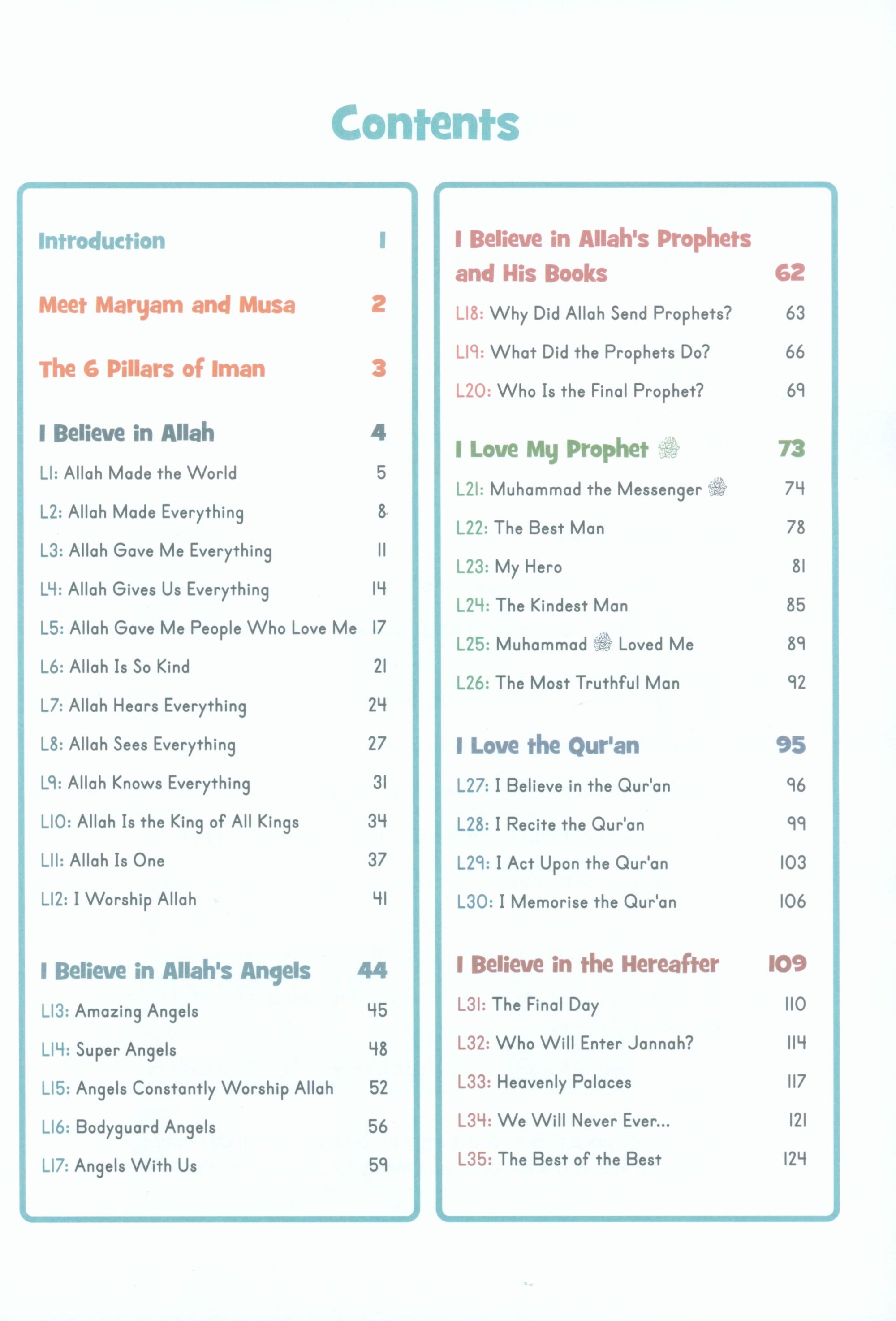 Iman & Tazkiyah – Level 1 (4+ years)
