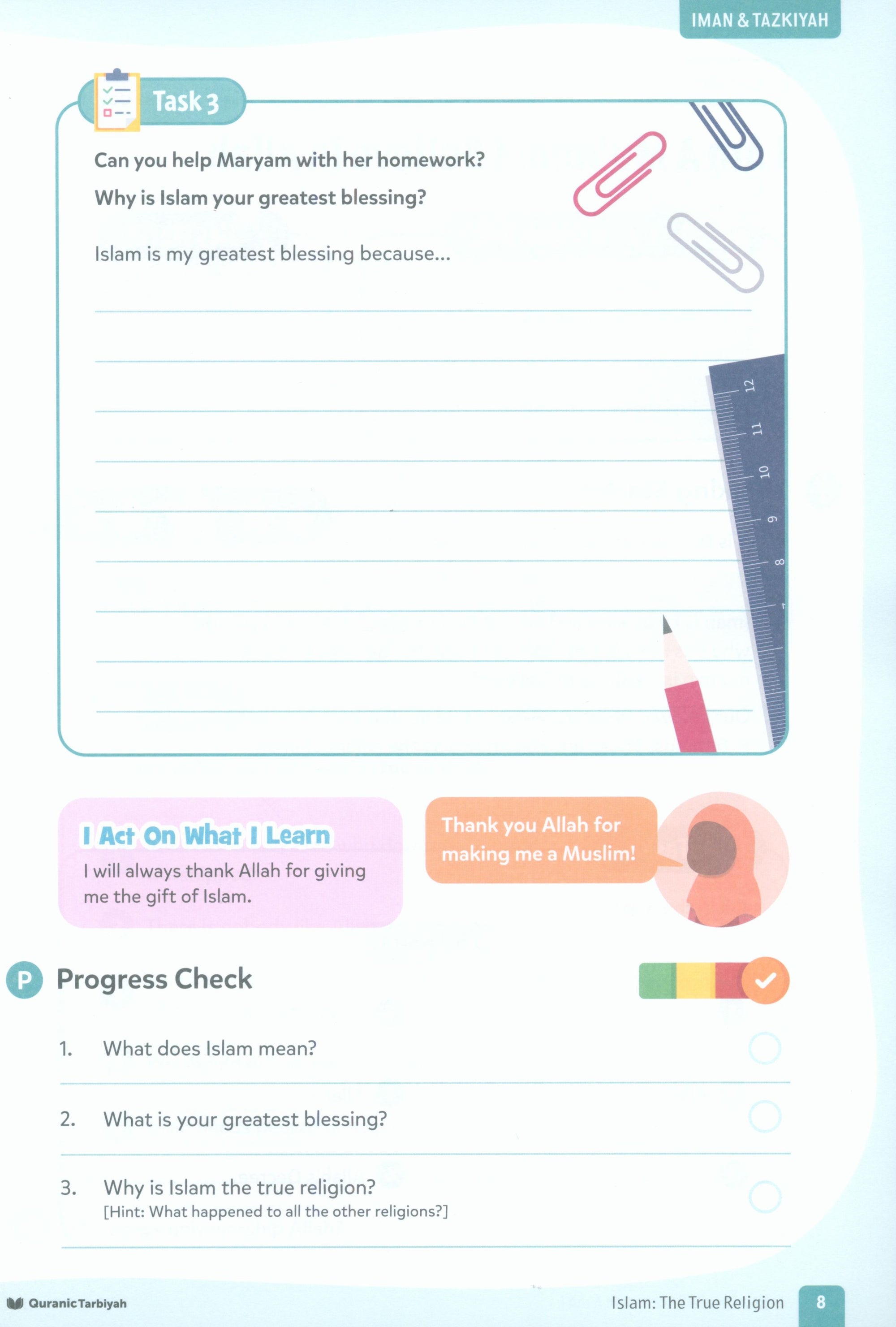 Iman & Tazkiyah – Level 3 (4+ years)