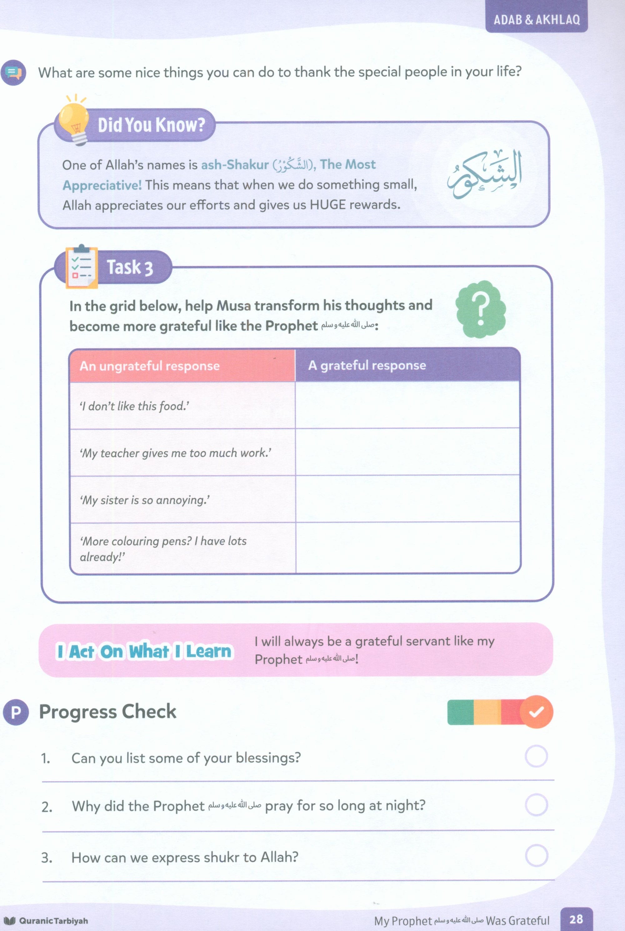 Adab & Akhlaq – Level 3