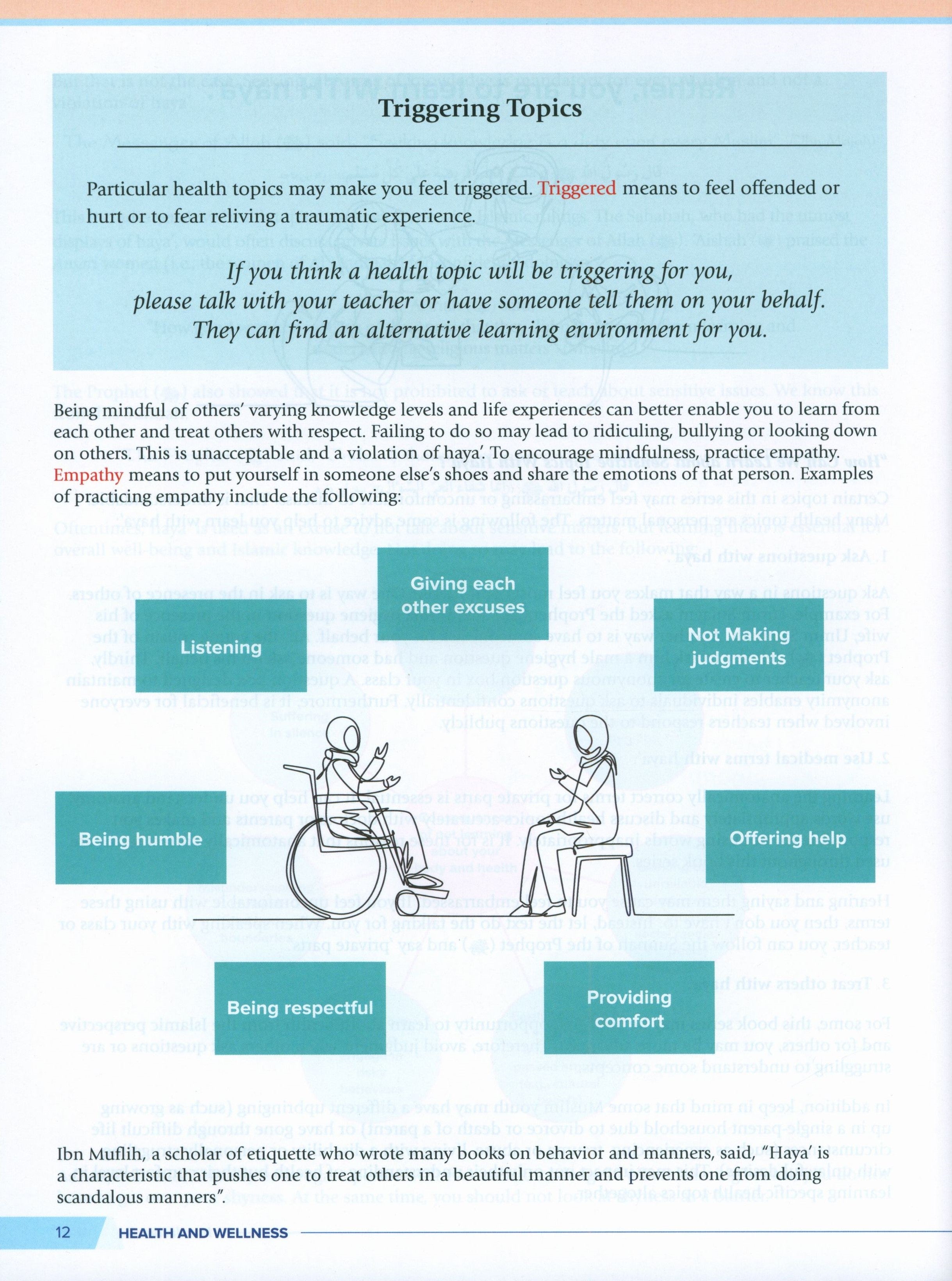 Health and Wellness (From an Islamic Perspective) Leve 1