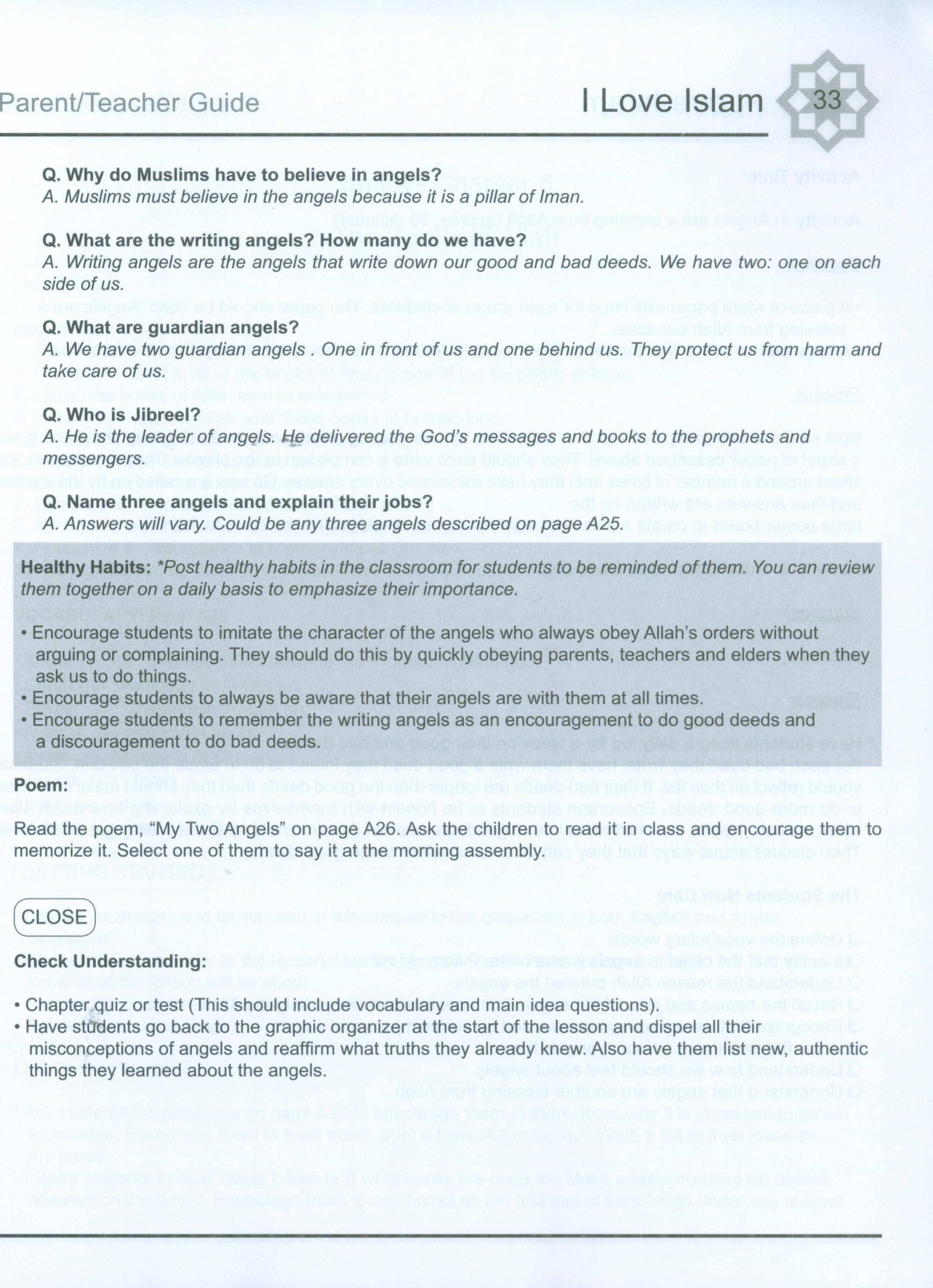 I Love Islam Weekend Edition Teacher / Parent Guide 3