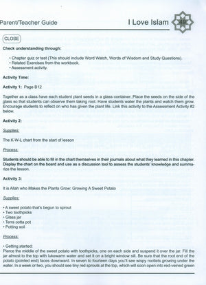 I Love Islam Weekend Edition Teacher / Parent Guide 3