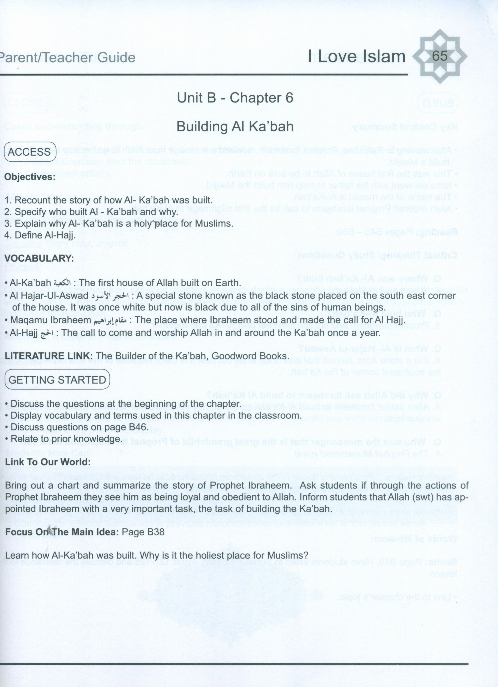 I Love Islam Weekend Edition Teacher / Parent Guide 3