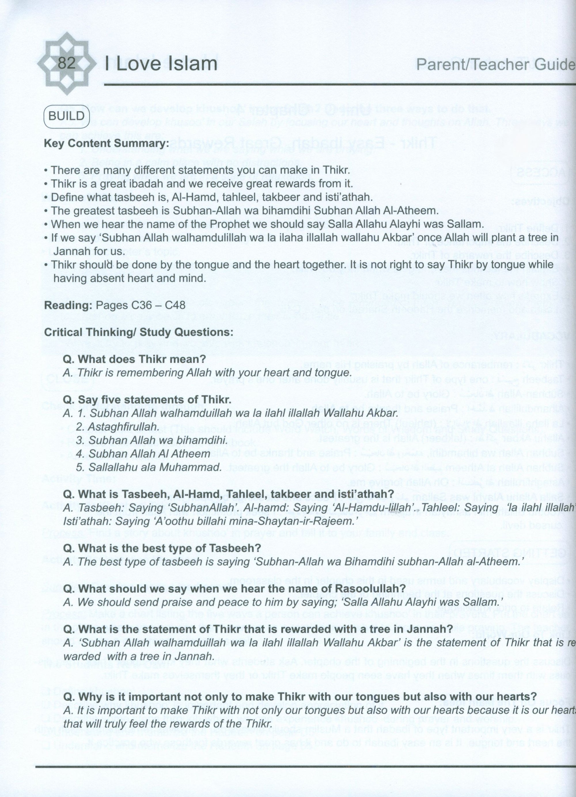 I Love Islam Weekend Edition Teacher / Parent Guide 3