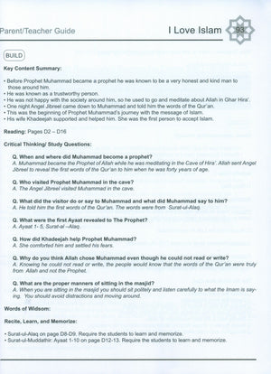 I Love Islam Weekend Edition Teacher / Parent Guide 3